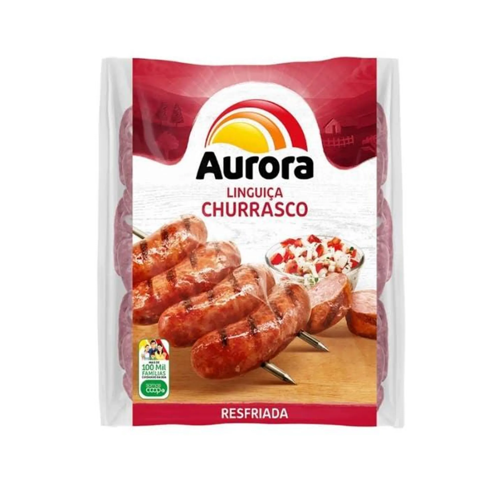 Linguiça Churrasco Resfriada Aurora 700g