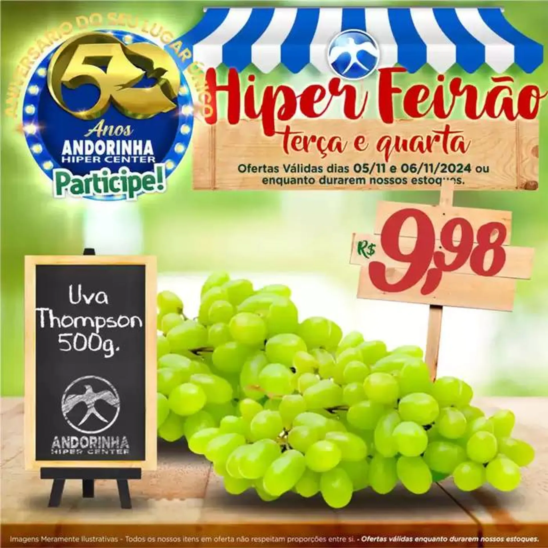 Encarte de Andorinha Hipermercado Hiper Feirão 5 de novembro até 6 de novembro 2024 - Pagina 9