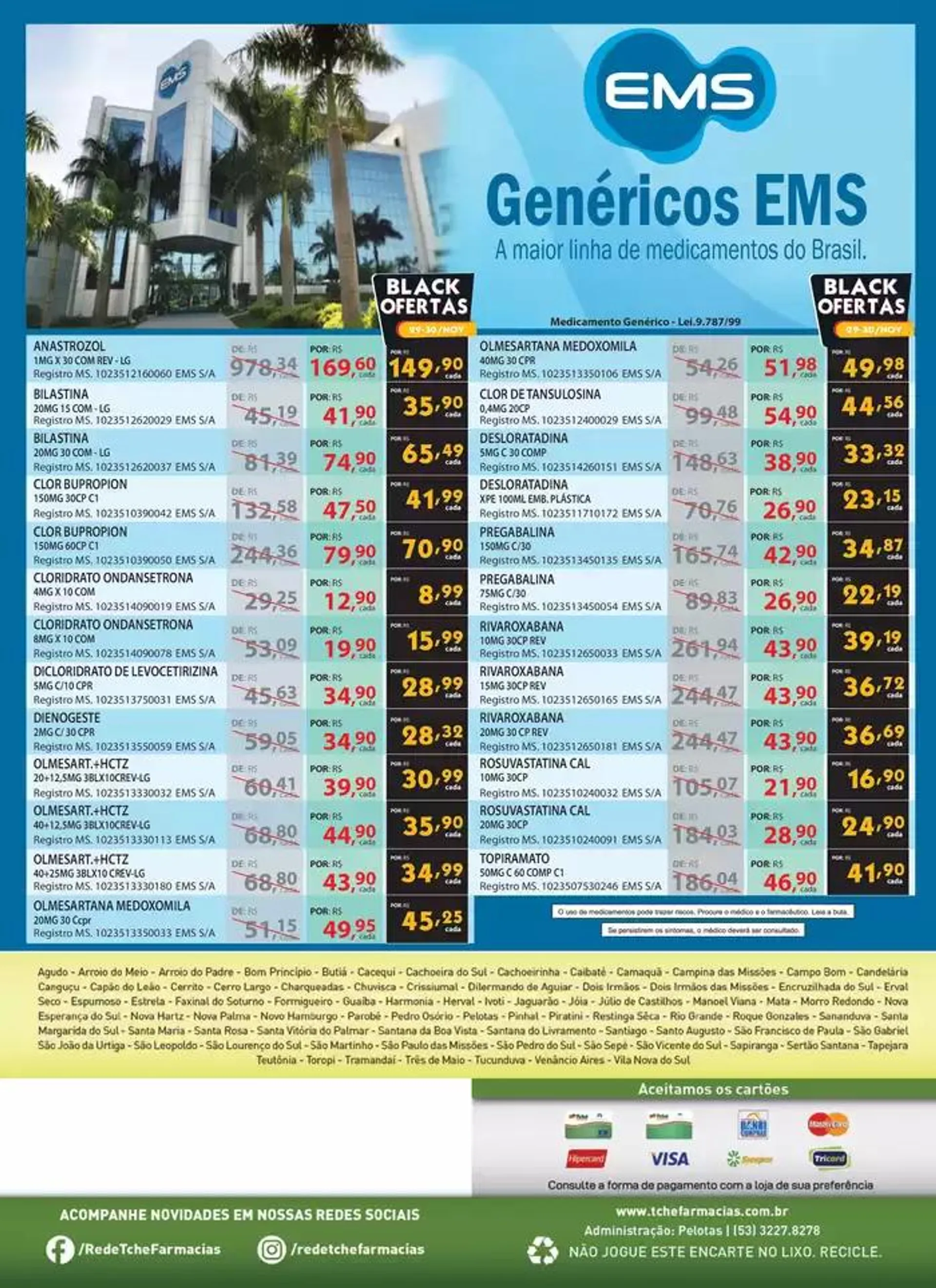 Encarte de Encarte Tchê Farmácias 1 de novembro até 30 de novembro 2024 - Pagina 8