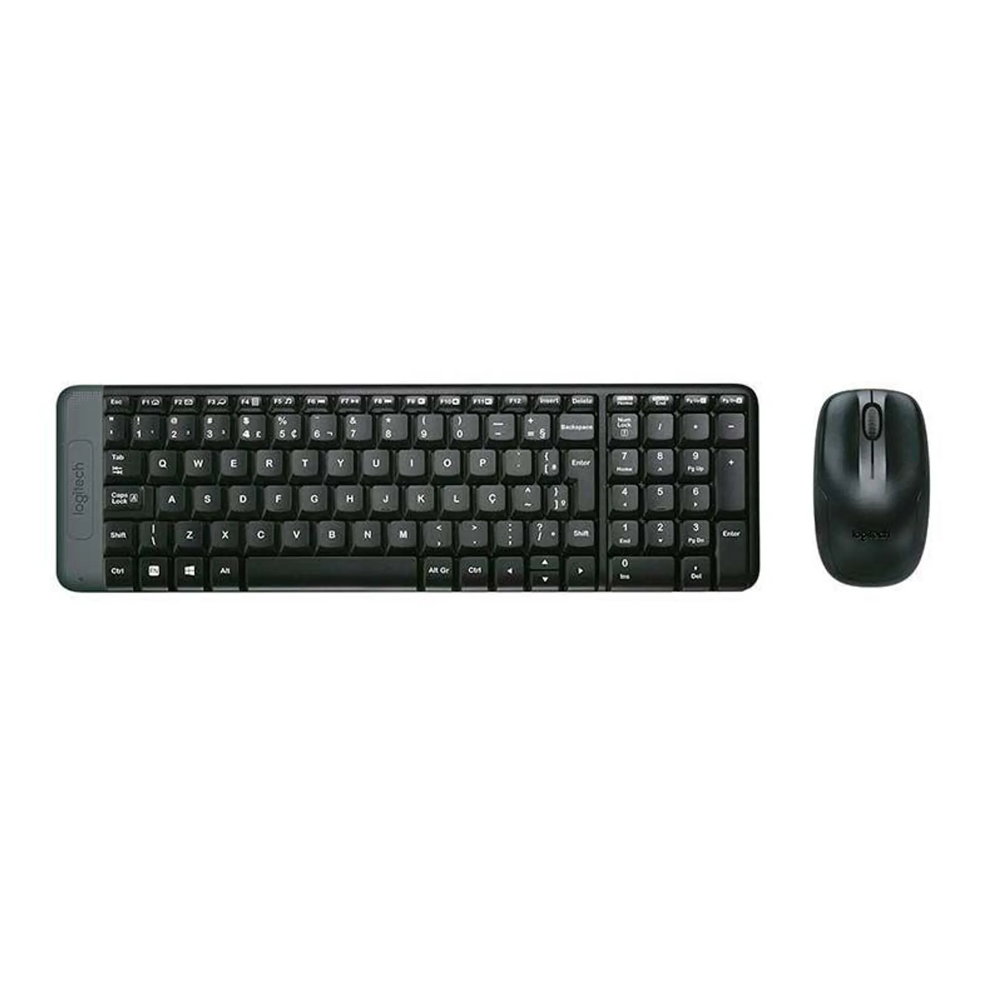 Kit Teclado e Mouse Logitech MK220 USB Wireless Preto, 920-004431