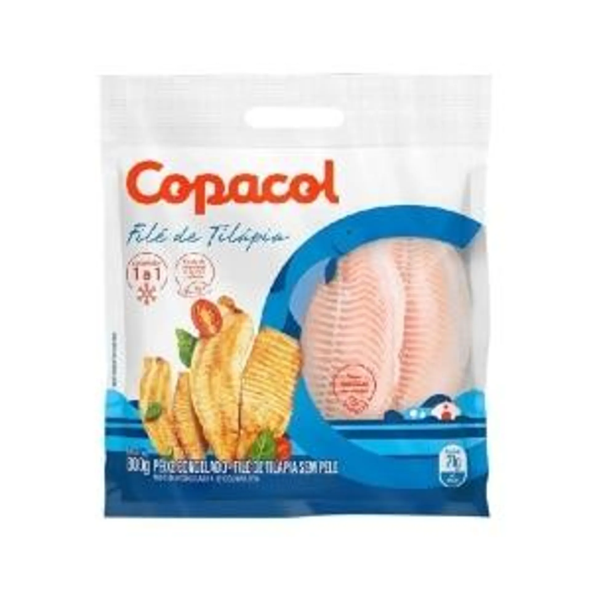 Filé de Tilapia Copacol Congelado 800g