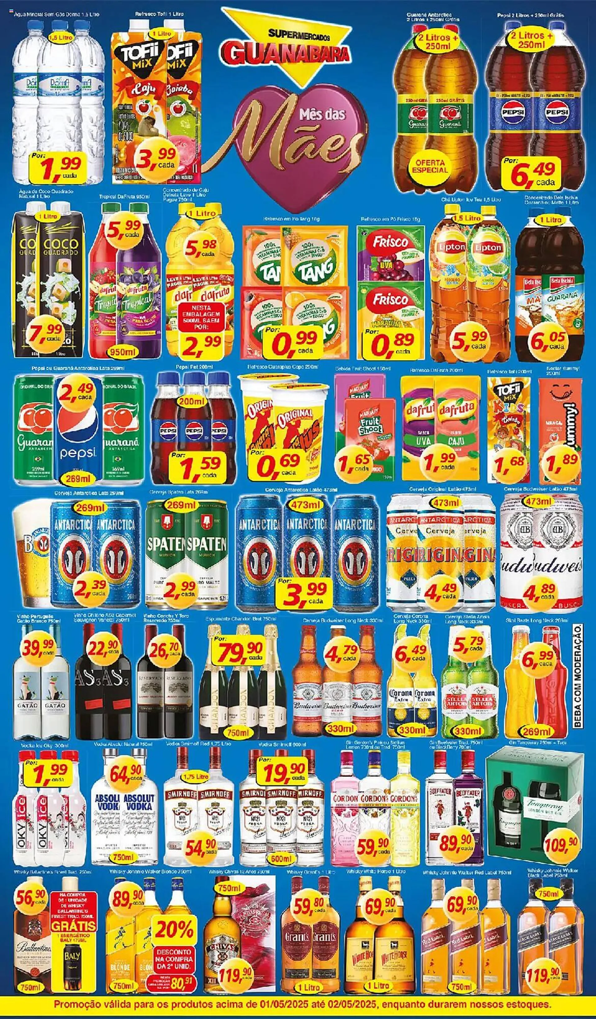 Encarte de Catálogo Supermercados Guanabara 1 de maio até 2 de maio 2025 - Pagina 4