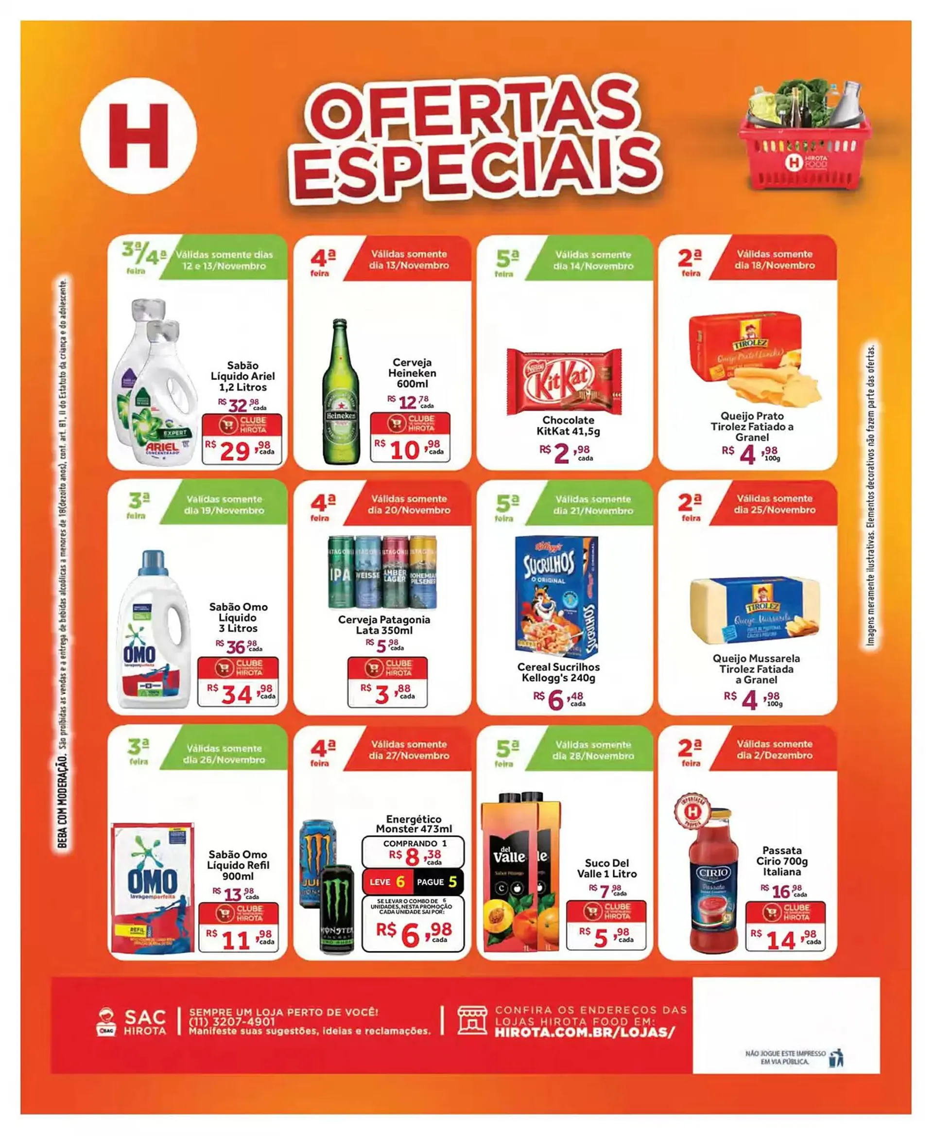 Encarte de Catálogo Hirota Food Supermercado 13 de novembro até 2 de dezembro 2024 - Pagina 6