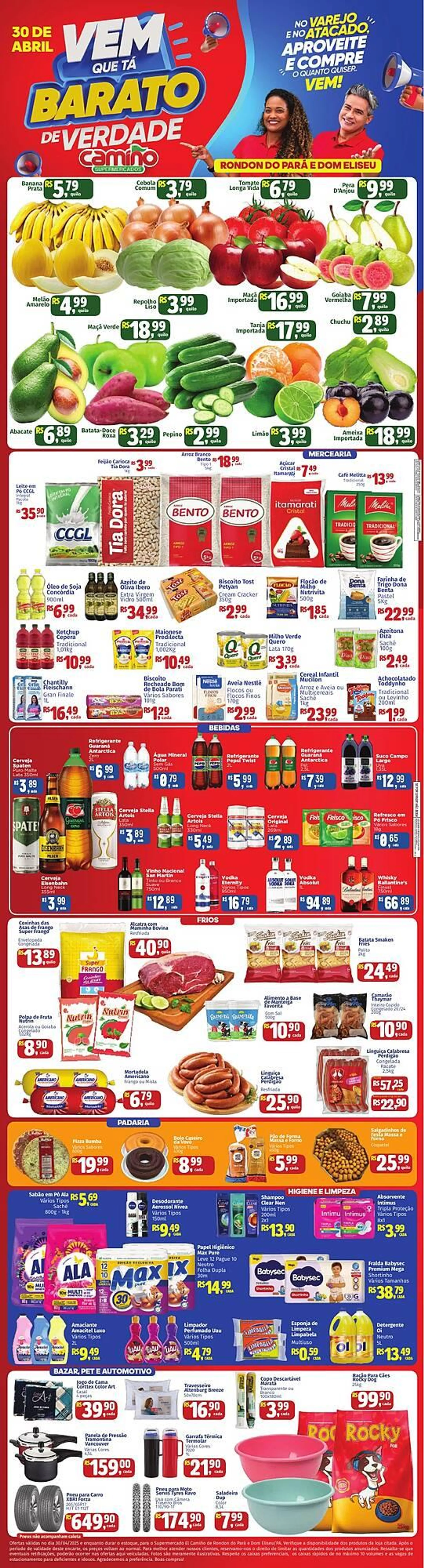 Encarte de Catálogo Camiño supermercados 30 de abril até 1 de maio 2025 - Pagina 1