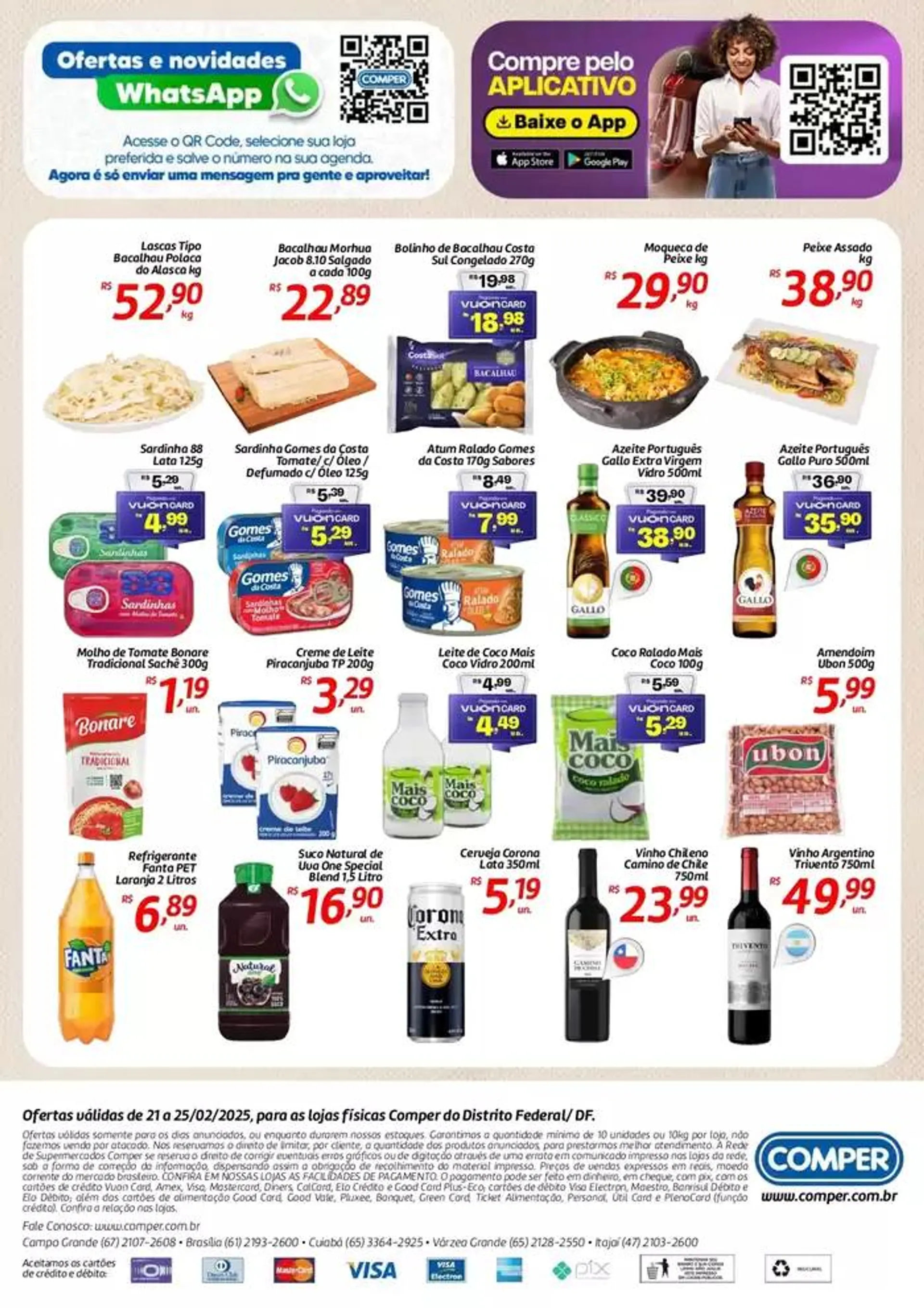Encarte de Pescados Comper 3 de março até 16 de março 2025 - Pagina 2