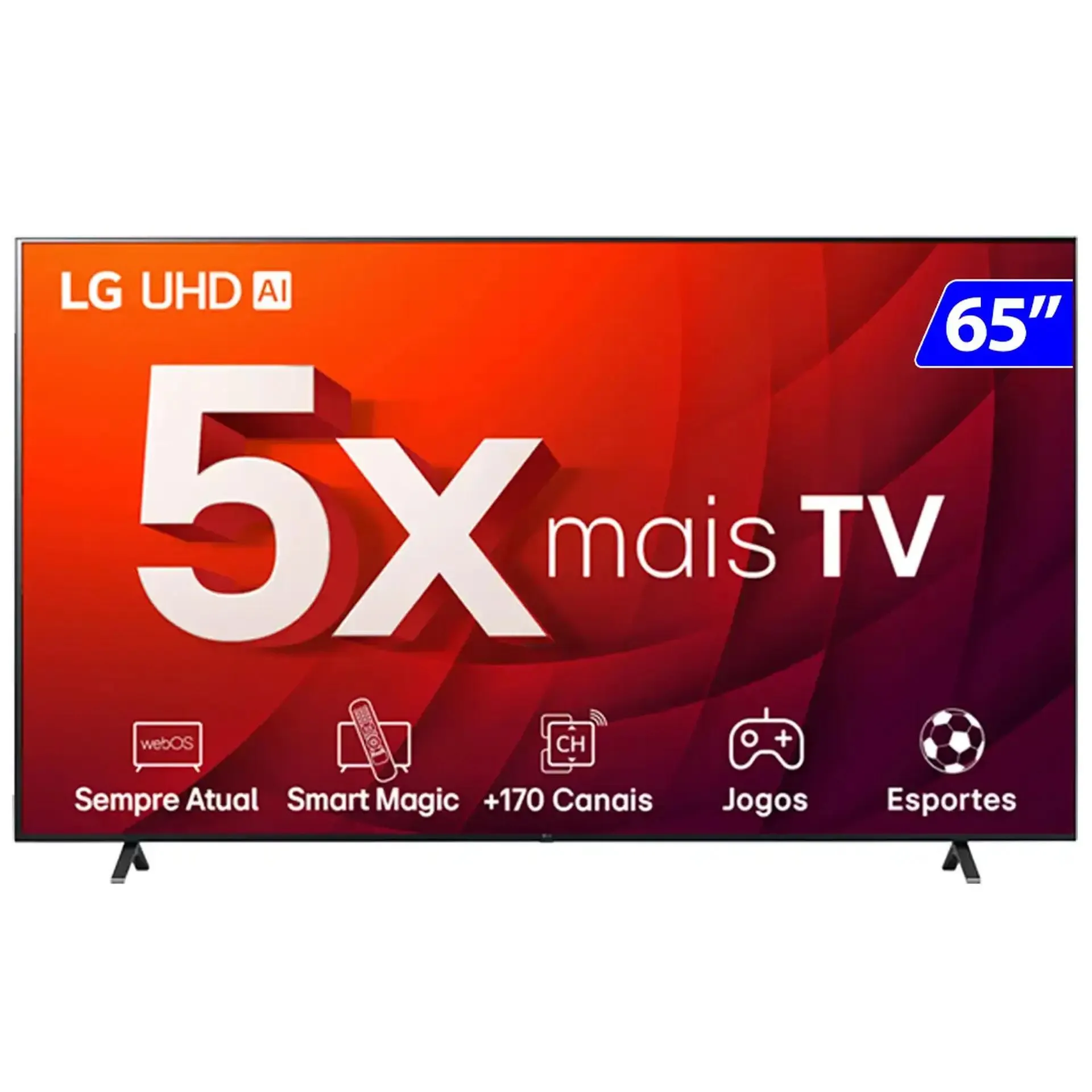 Smart TV LG UHD 65" 4K Wi-Fi WebOS HDR10 65UR8750PSA