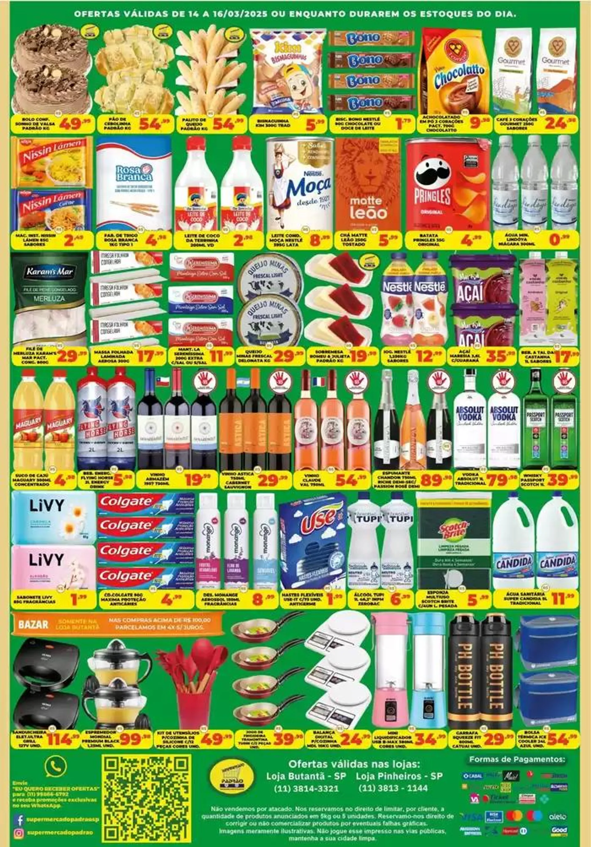 Encarte de Ofertas Supermercado Padrão 14 de março até 16 de março 2025 - Pagina 2