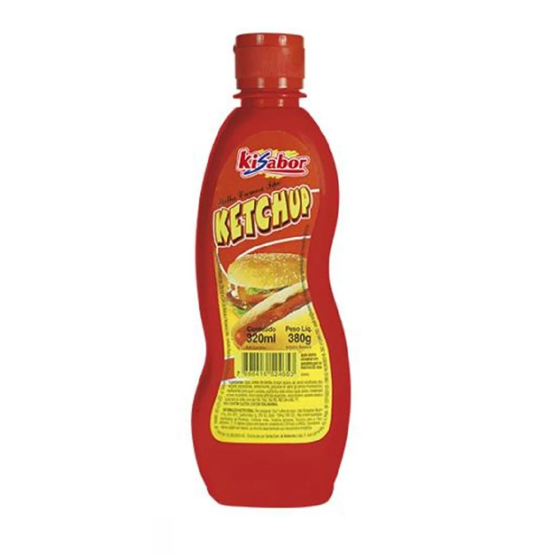 Ketchup Kisabor Tradicional Squeeze 380g