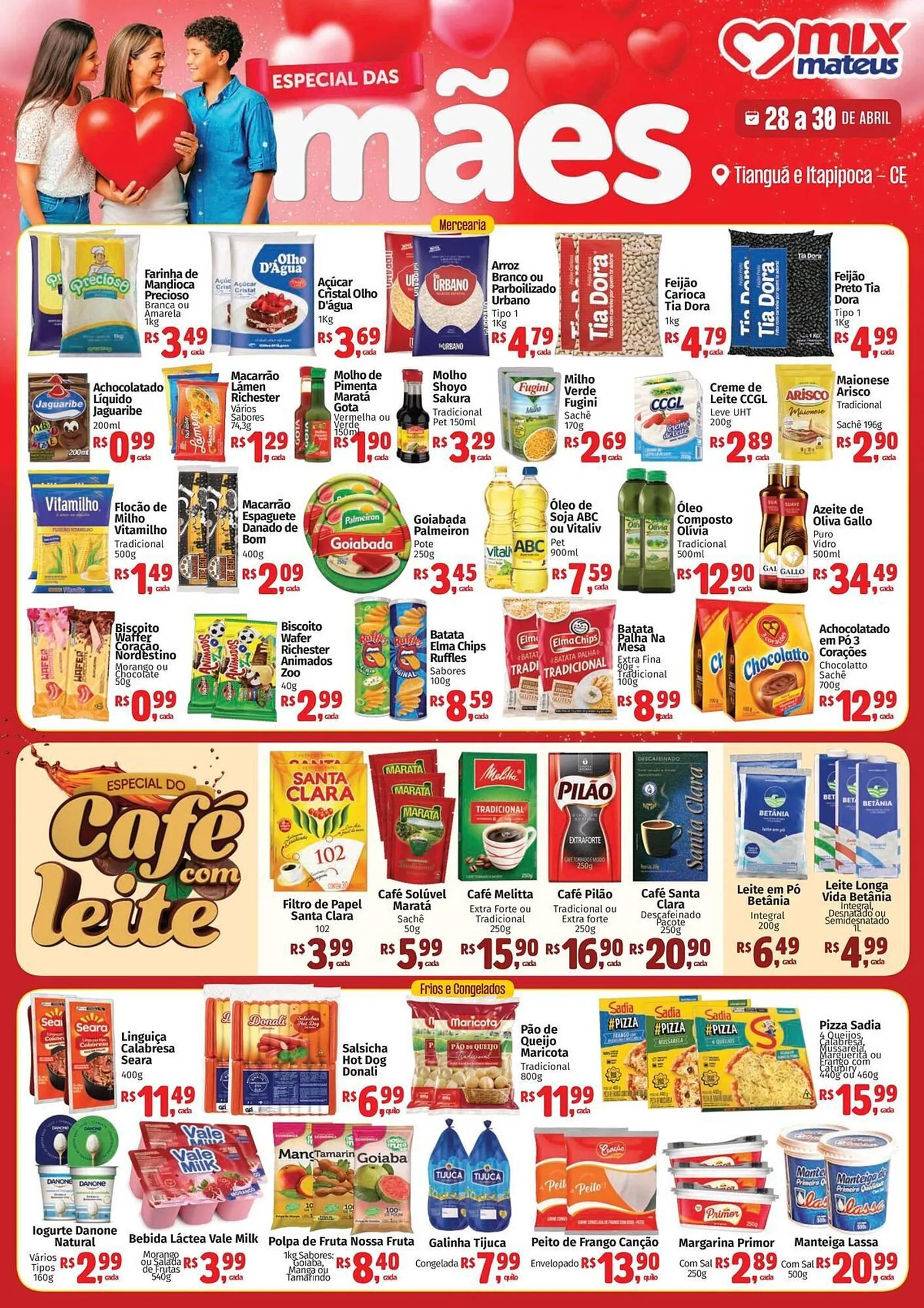 Encarte de Catálogo Supermercados Mateus 30 de abril até 30 de abril 2025 - Pagina 1