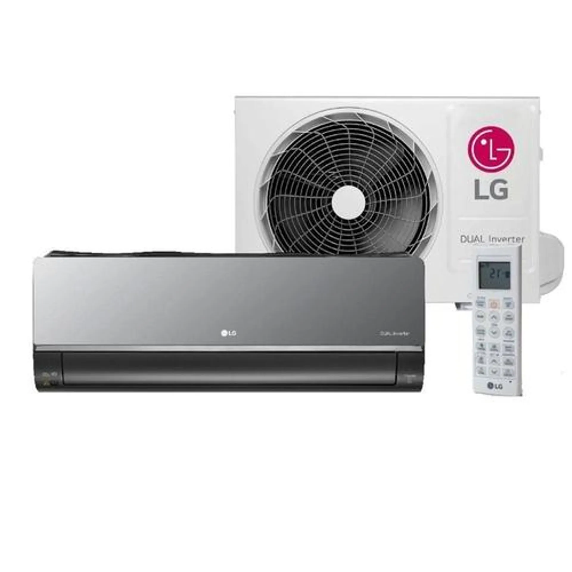 Ar Condicionado Split LG Dual Inverter ArtCool 12000 BTUS Quente e Frio 220V UVnano +IA S3-W12JAR7A