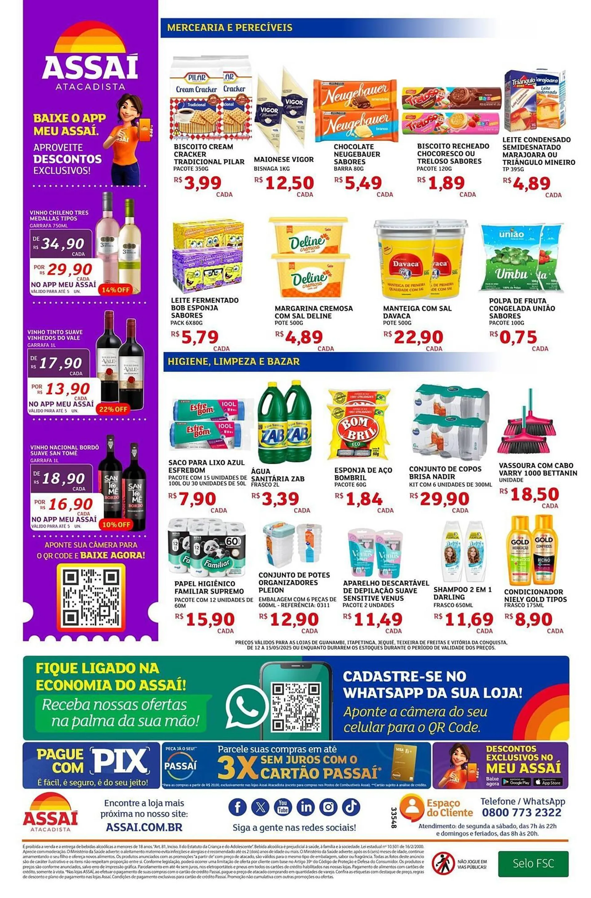Encarte de Catálogo Assaí Atacadista 12 de maio até 15 de maio 2025 - Pagina 2