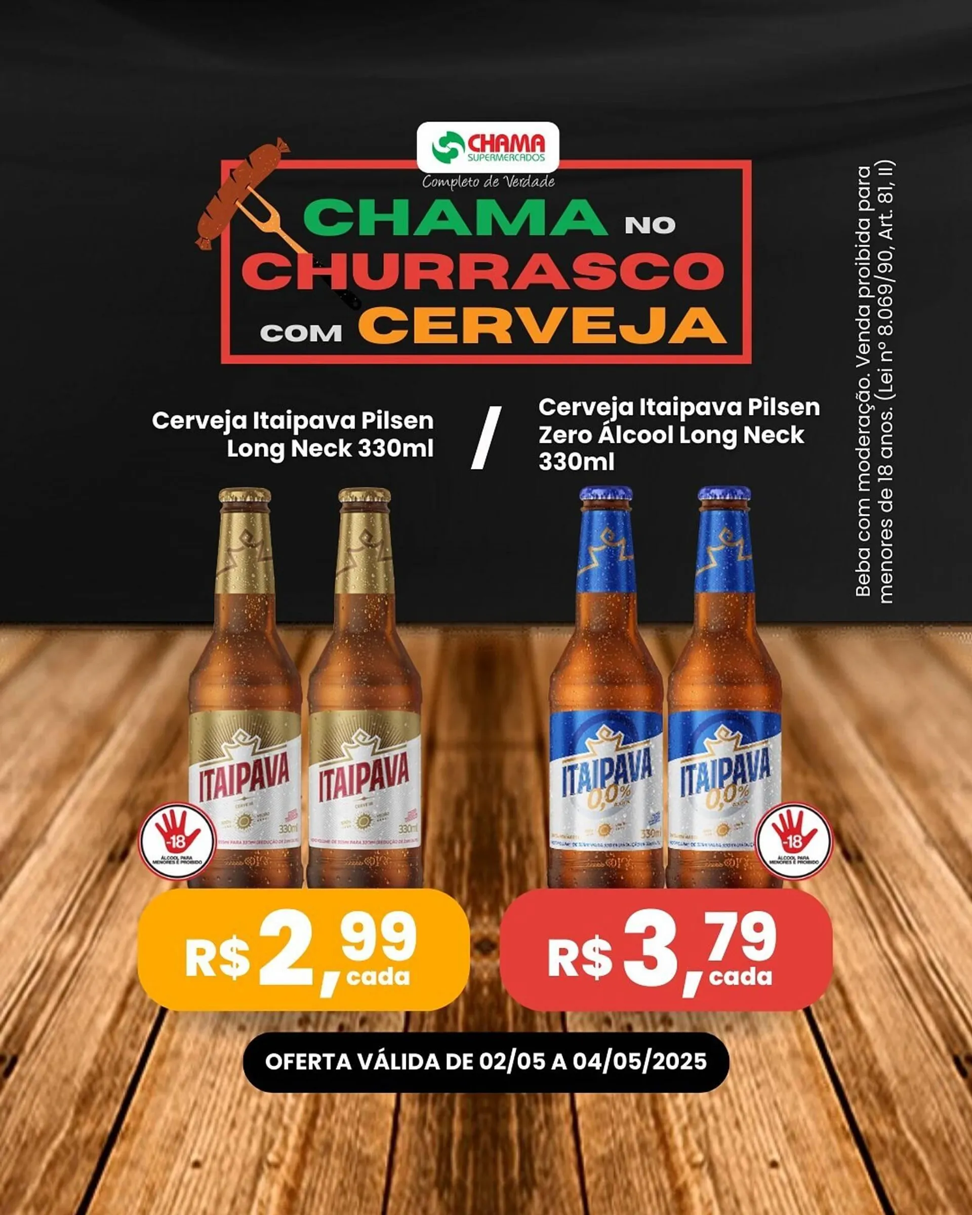 Encarte de Catálogo Chama Supermercados 2 de maio até 4 de maio 2025 - Pagina 4
