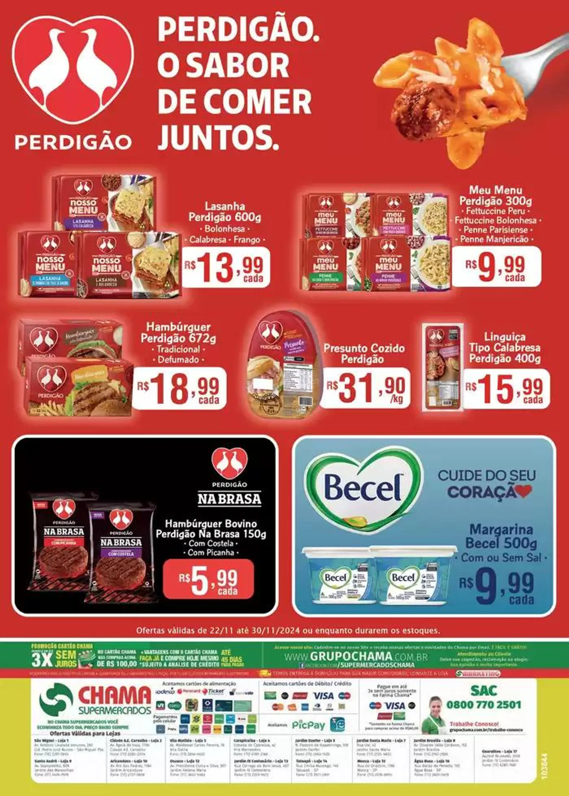 Encarte de Tabloide Ofertas Sadia e Perdigao 25 de novembro até 30 de novembro 2024 - Pagina 2