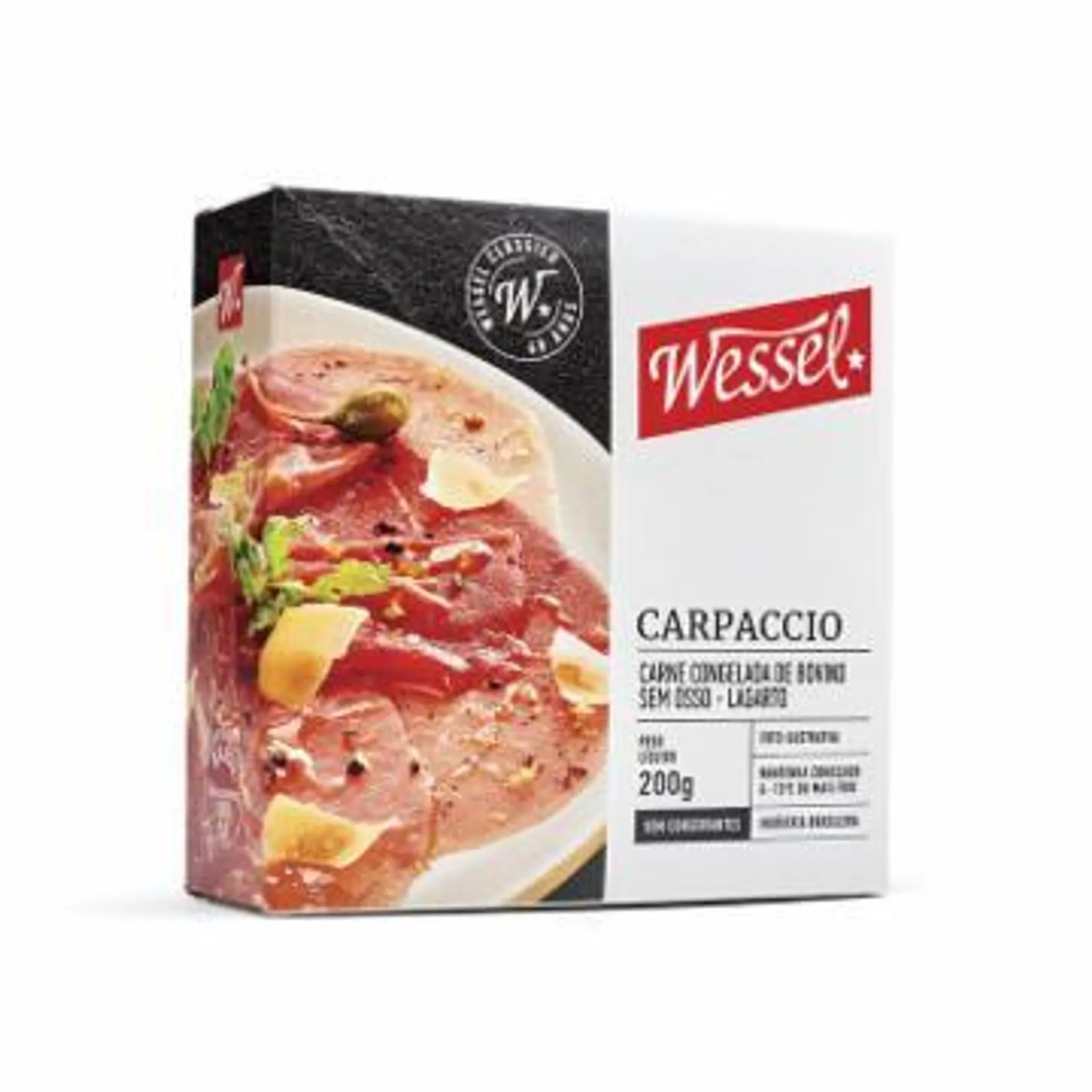 CARPACCIO WESSEL LAGARTO CONGELADO 200G