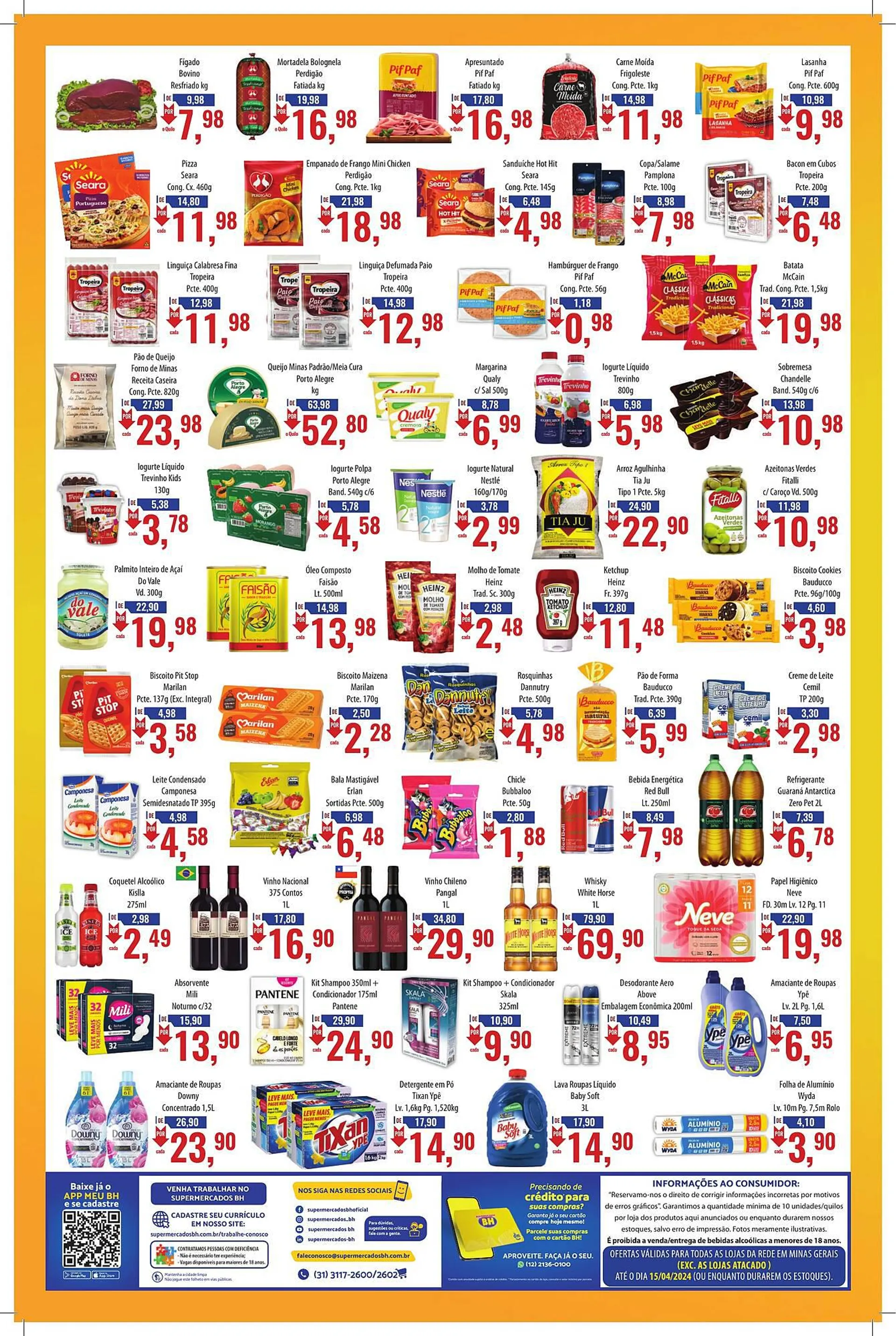 Encarte de Catálogo Supermercados BH 1 de abril até 15 de abril 2024 - Pagina 2