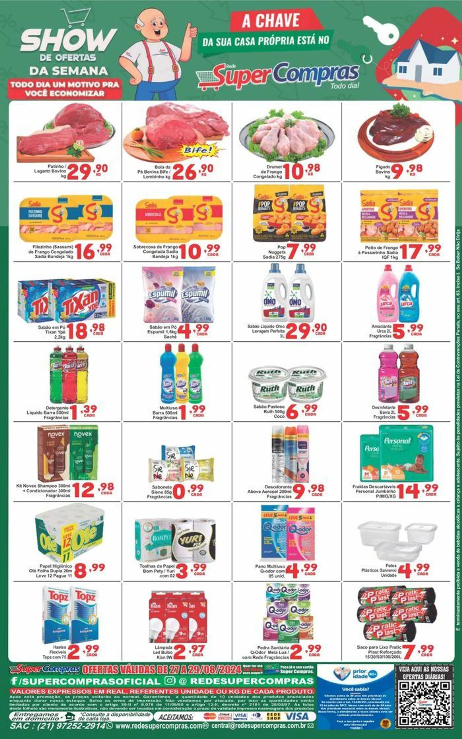 Encarte de Oferta Rede Super Compras 27 de agosto até 29 de agosto 2024 - Pagina 2