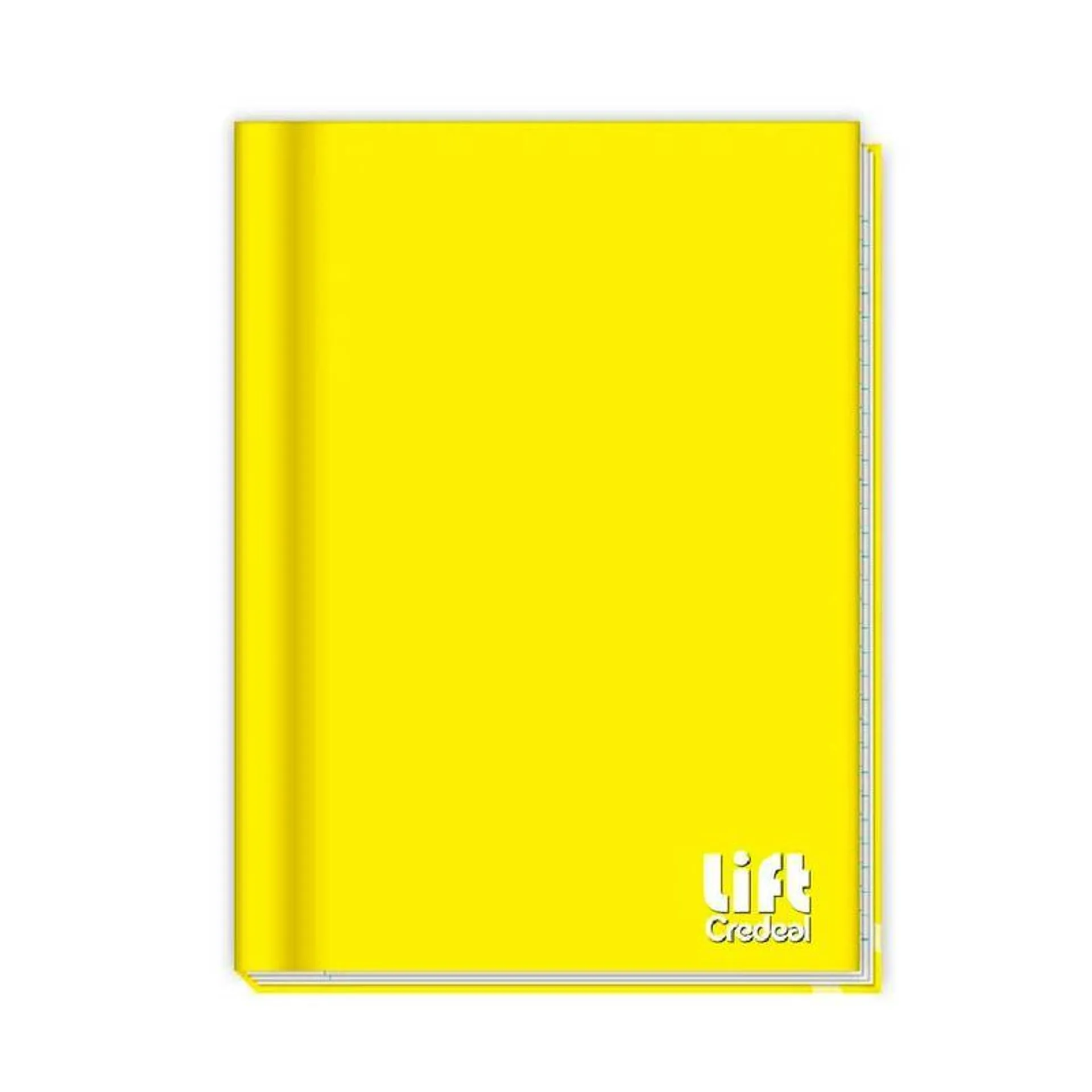 Caderno Brochura Universitário 96fl Lift Amarelo - Credeal