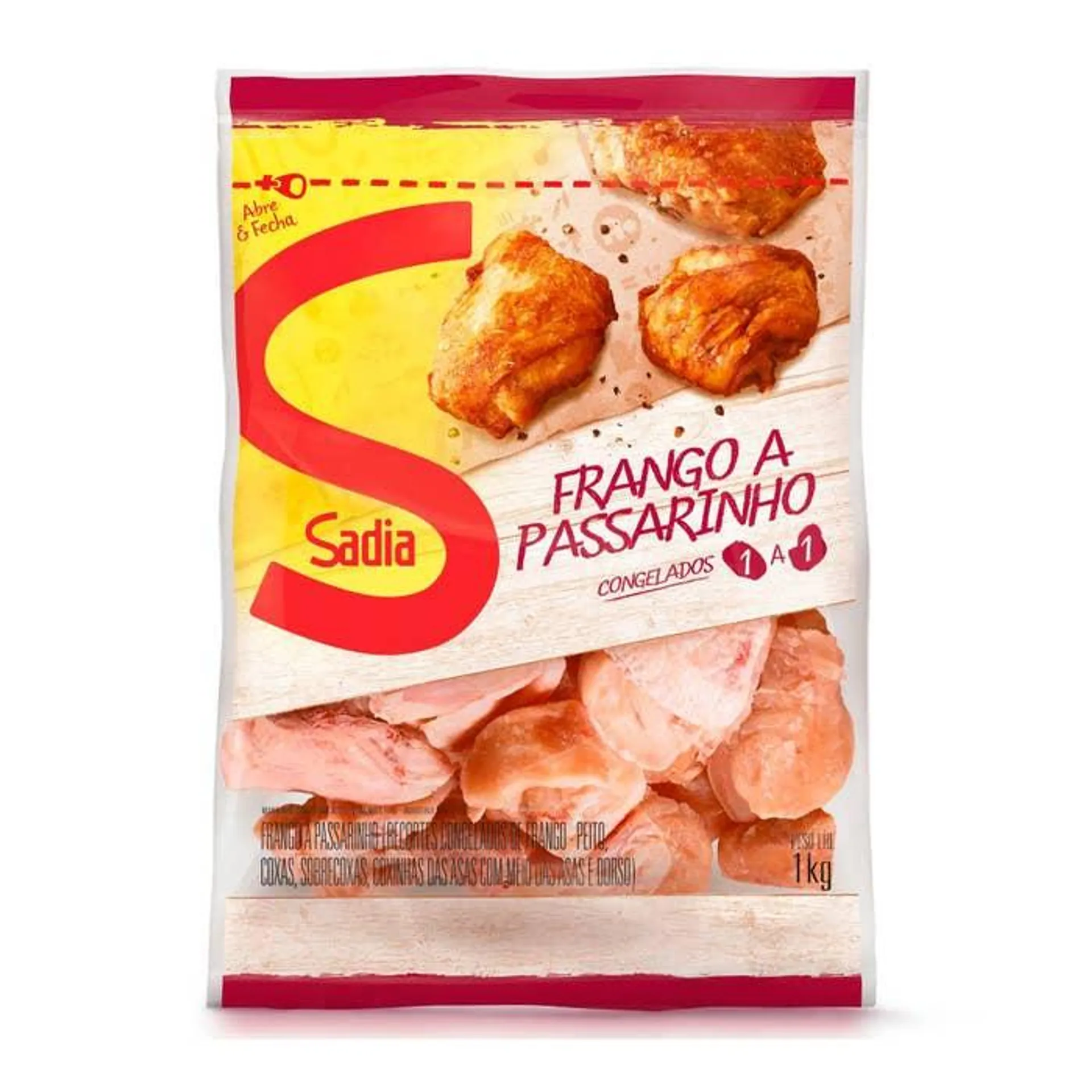 Frango A Passarinho Congelado Sadia 1kg