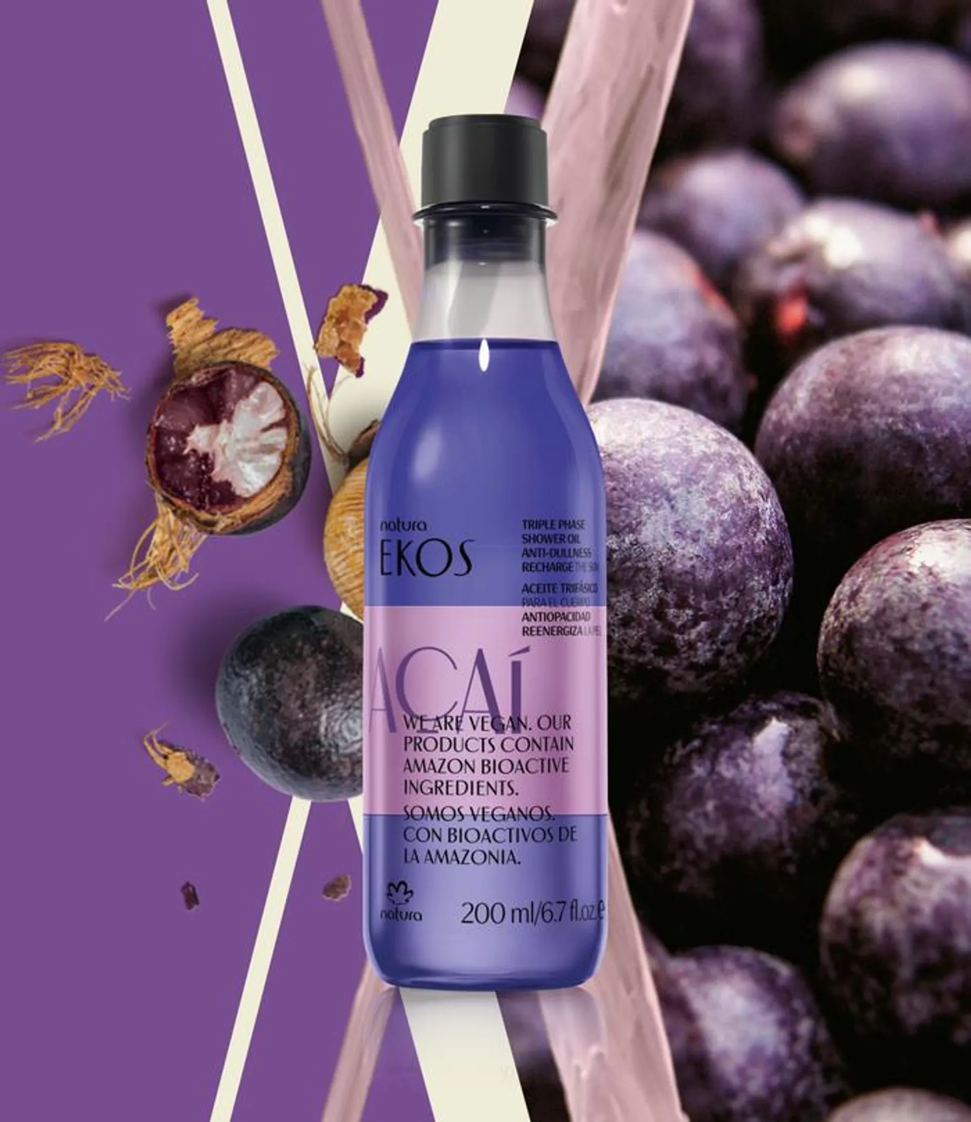 Ekos Açaí Triple Phase Shower Oil