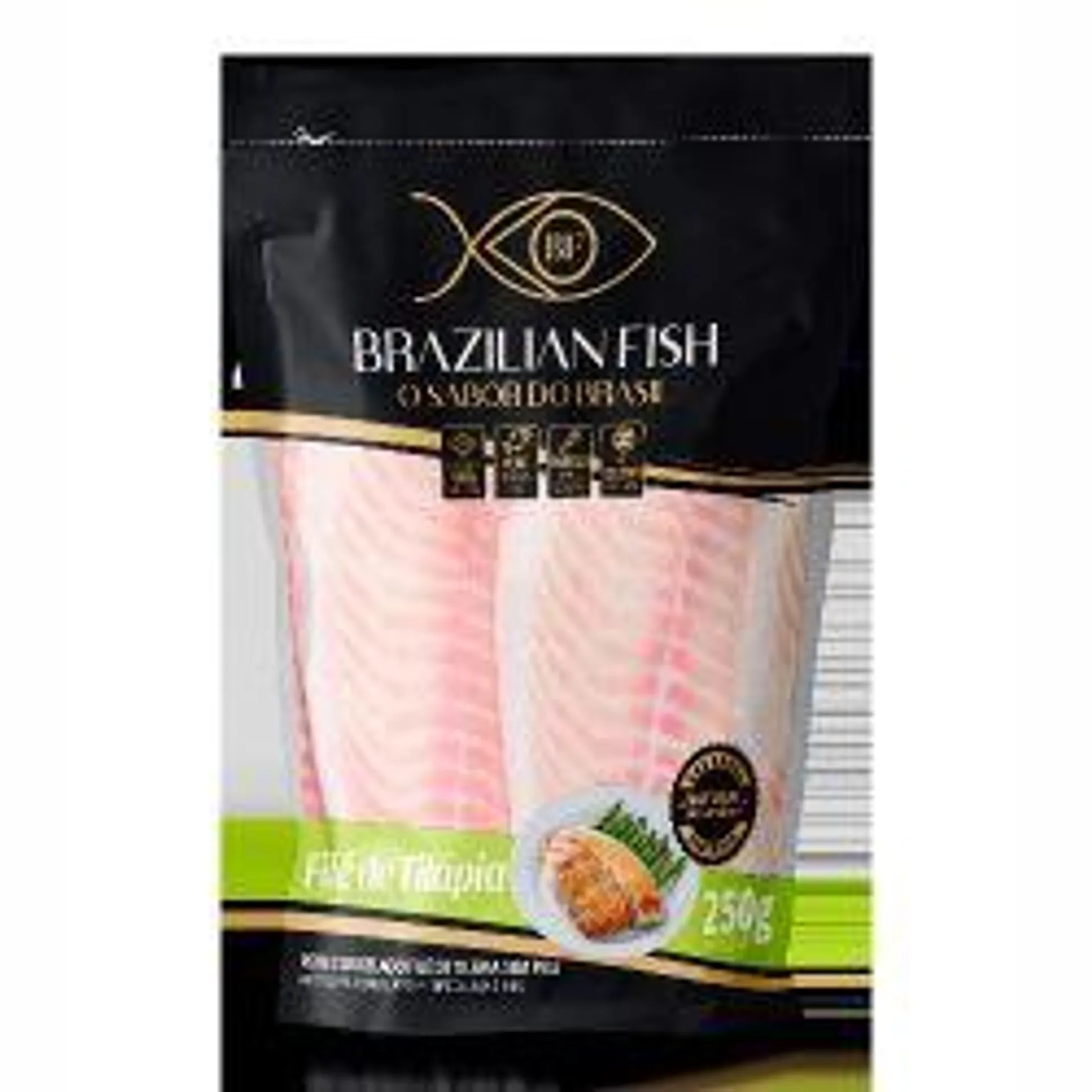 Filé Tilápia Brazilian Fish Iqf 250g