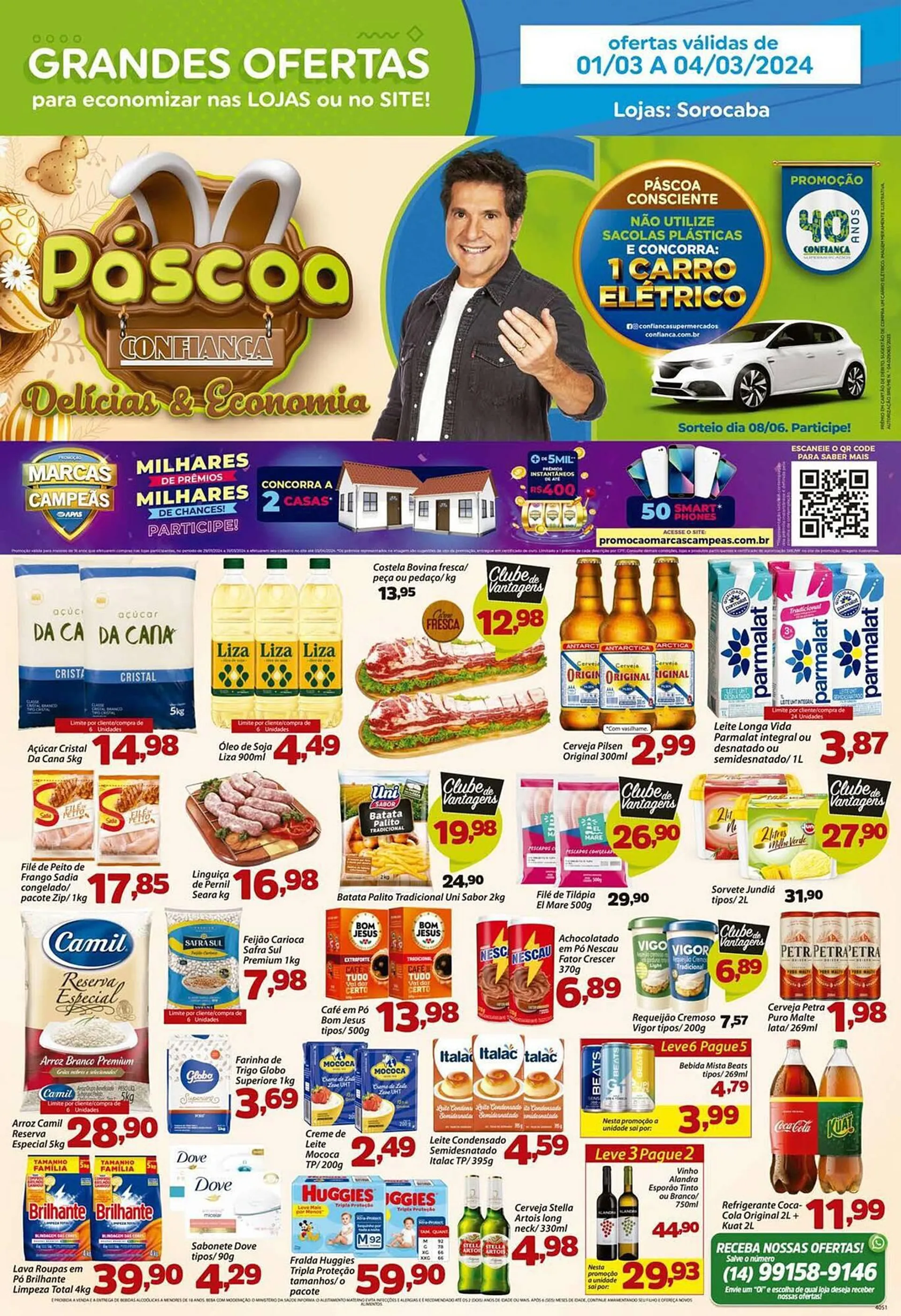 Encarte de Catálogo Confiança Supermercados 1 de março até 4 de março 2024 - Pagina 