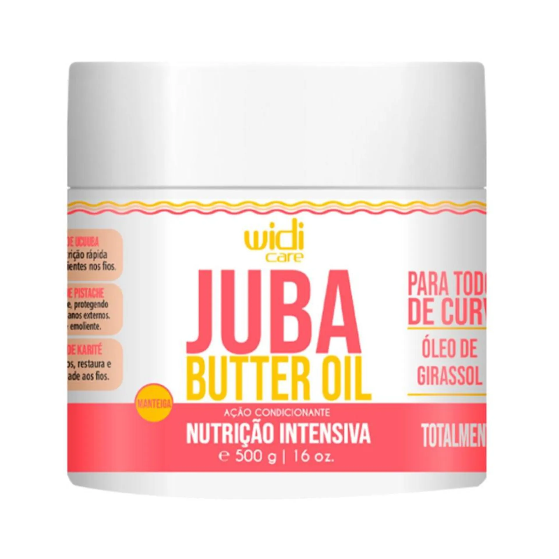 Ação Condicionante Widi Care Juba Butter Oil Nutrição Intensiva 500g