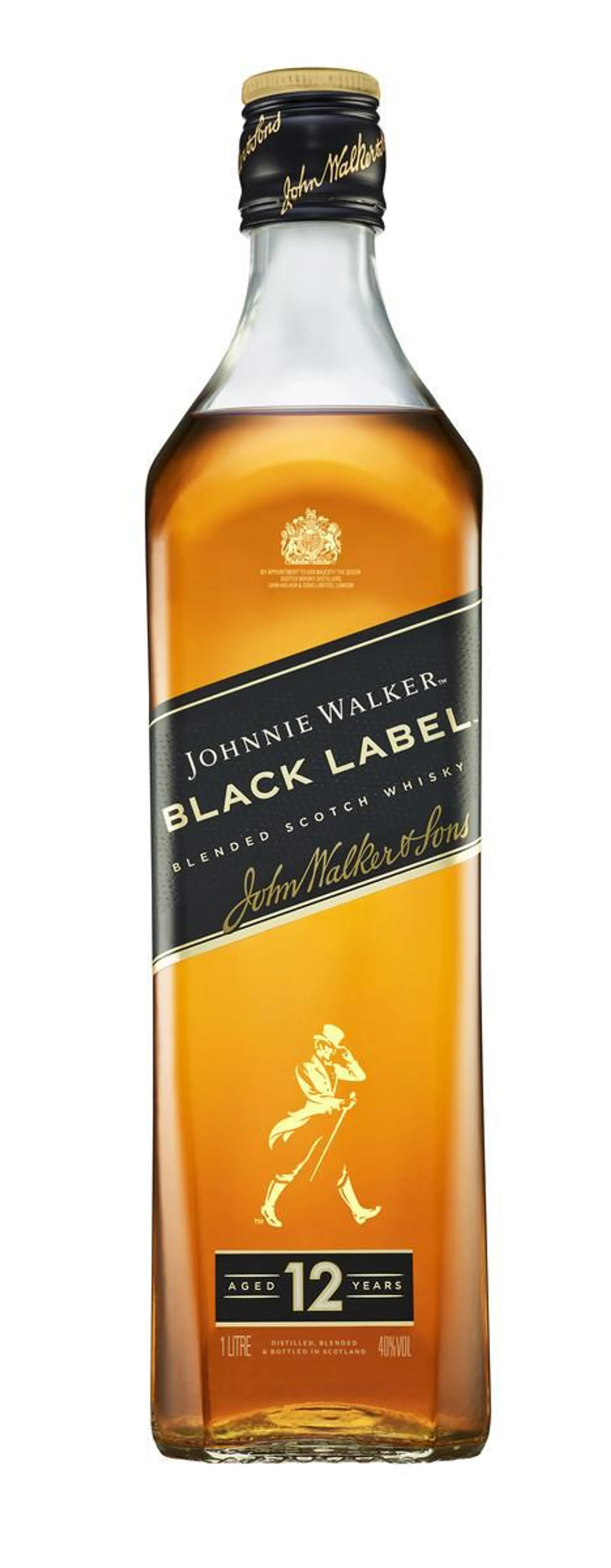 Whisky Black Label garrafa 1 Litro - Johnnie Walker