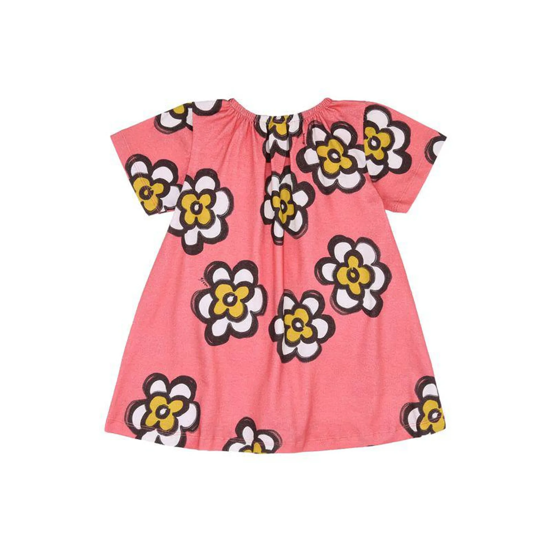 Vestido Toddler Green Flower Rosa