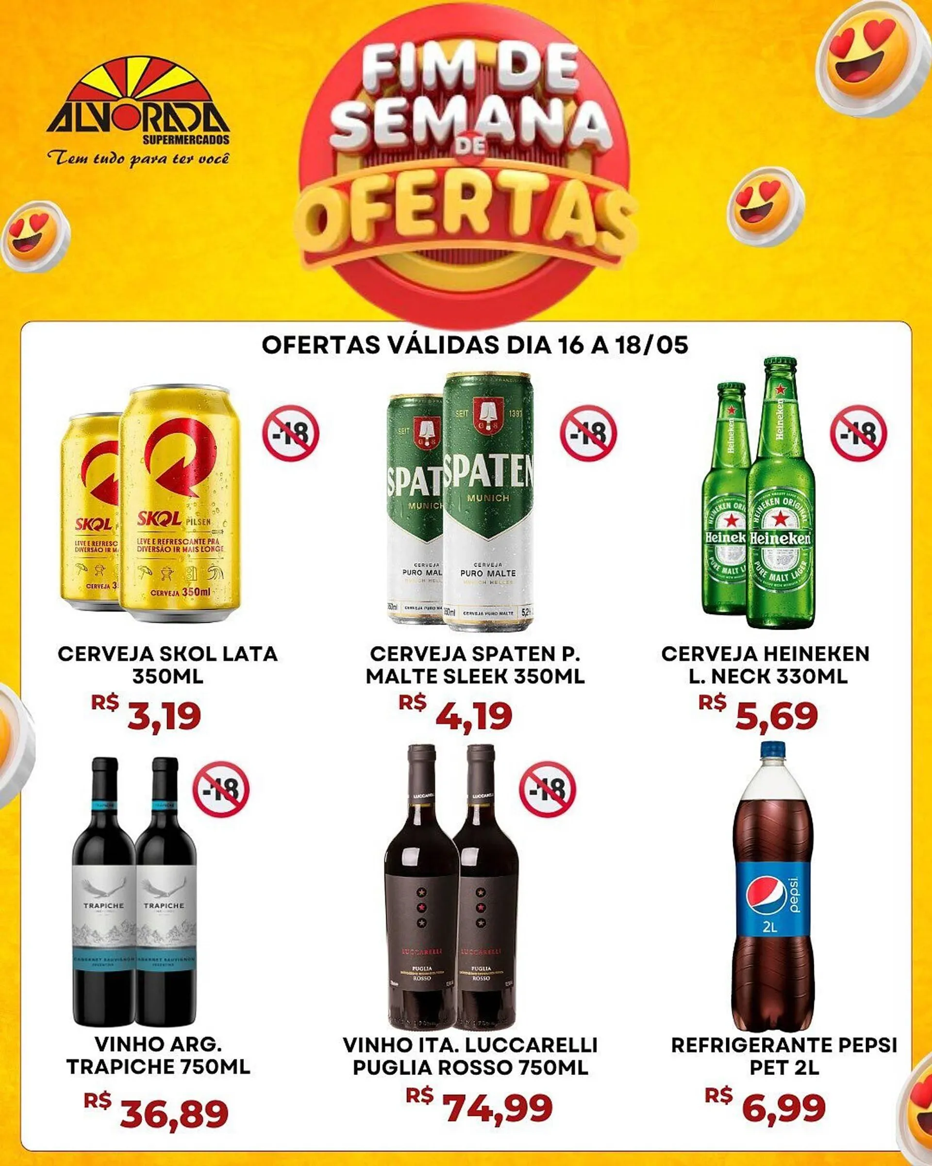 Encarte de Catálogo Alvorada Supermercados 16 de maio até 18 de maio 2025 - Pagina 2