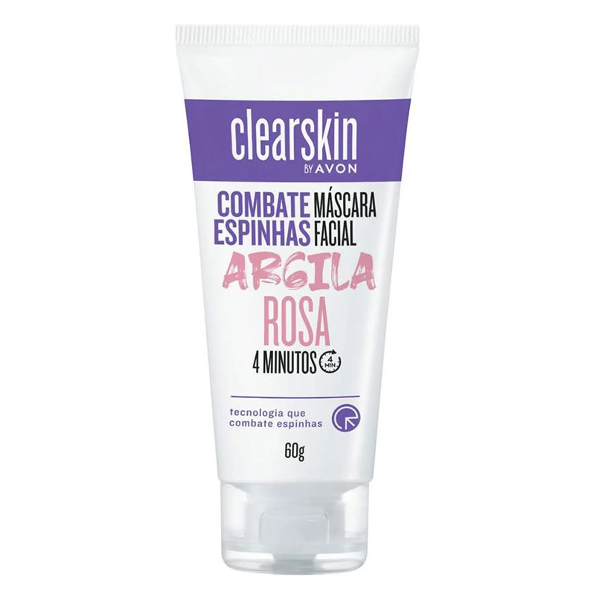 Máscara Facial Argila Rosa Clear Skin