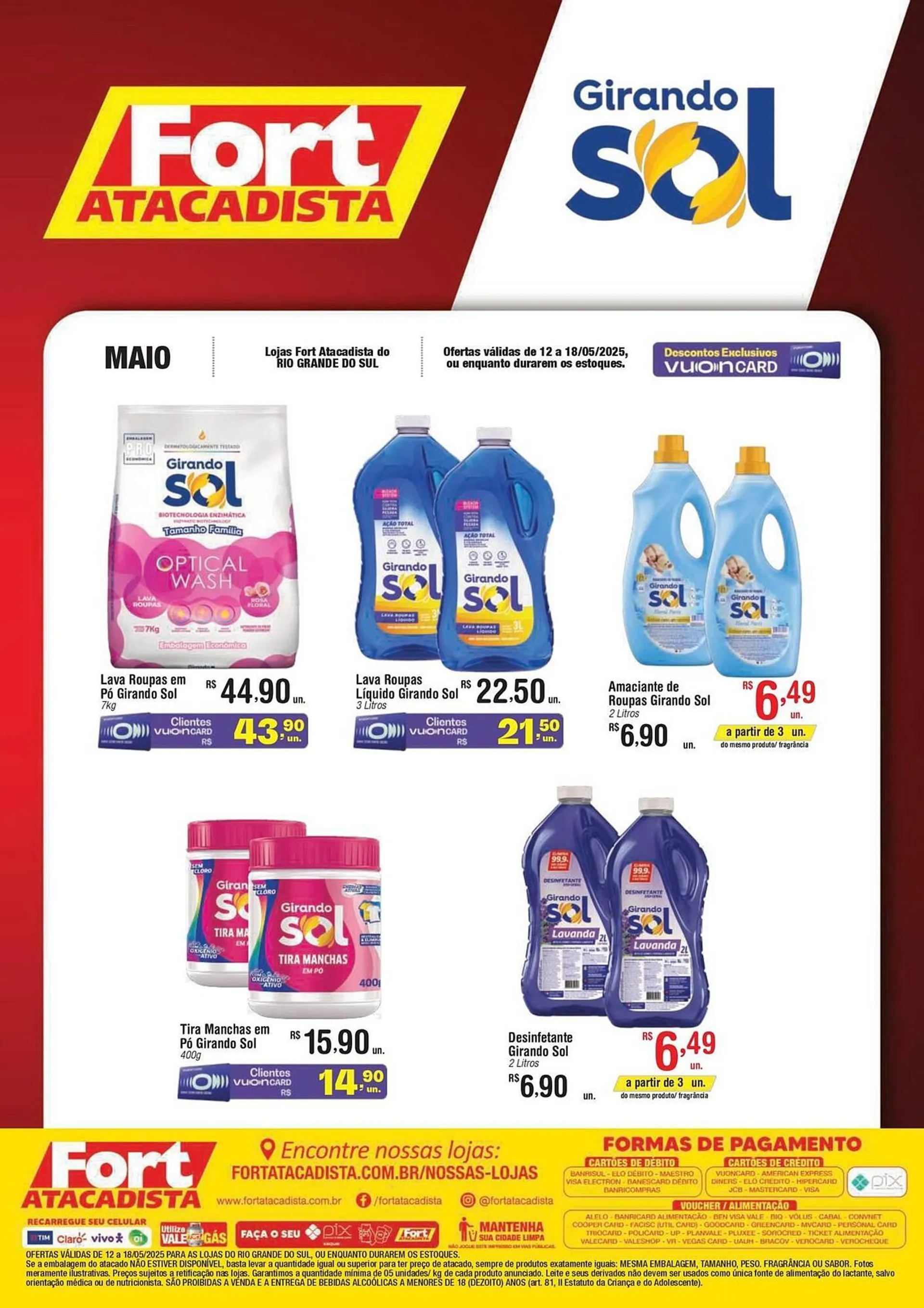 Encarte de Catálogo Fort Atacadista 12 de maio até 18 de maio 2025 - Pagina 1