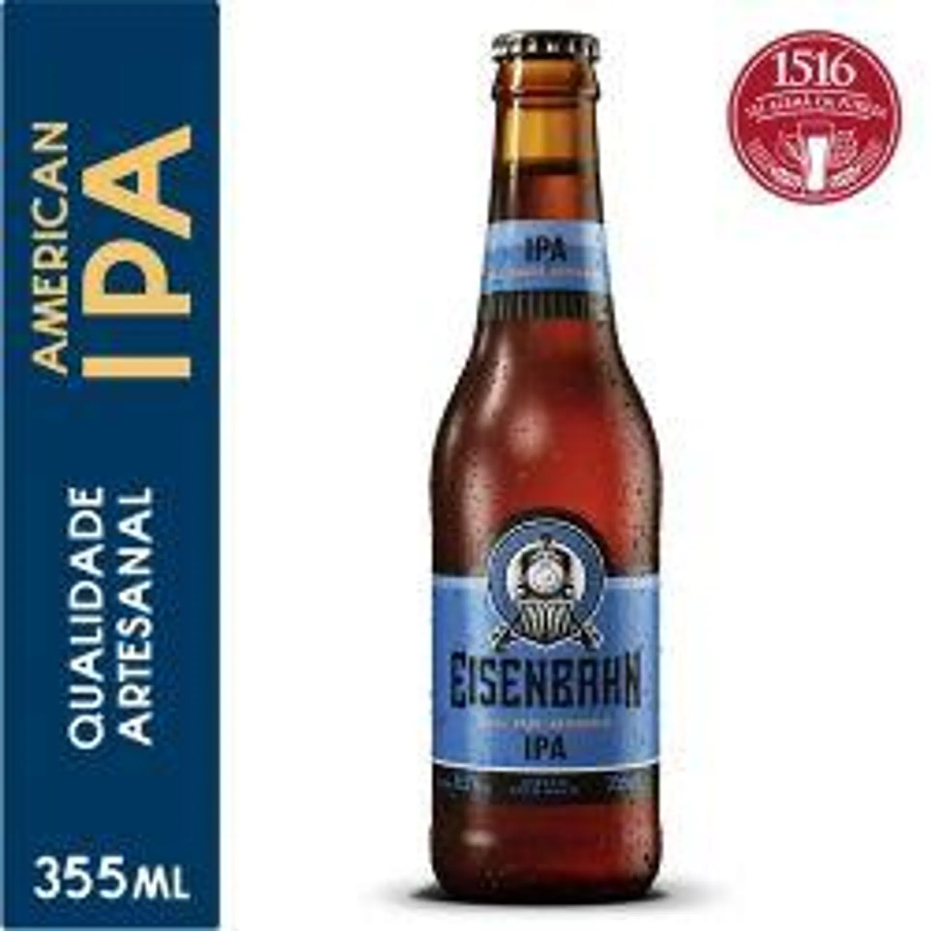 Cerveja American Ipa Puro Malte Eisenbahn Garrafa 355ml