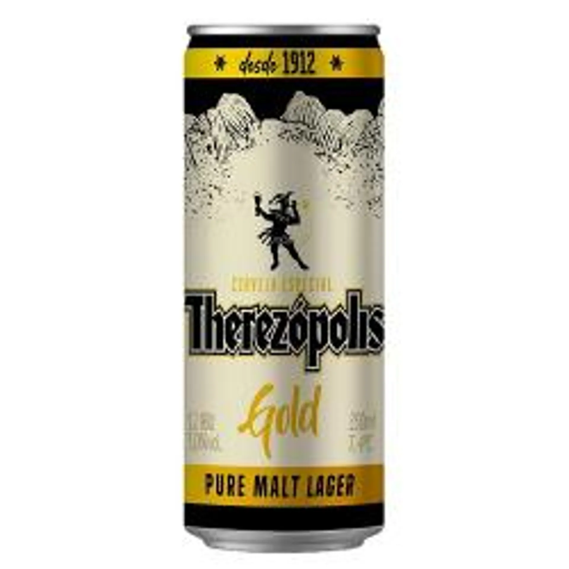 Cerveja Especial Lager Puro Malte Gold Therezópolis Lata 350ml