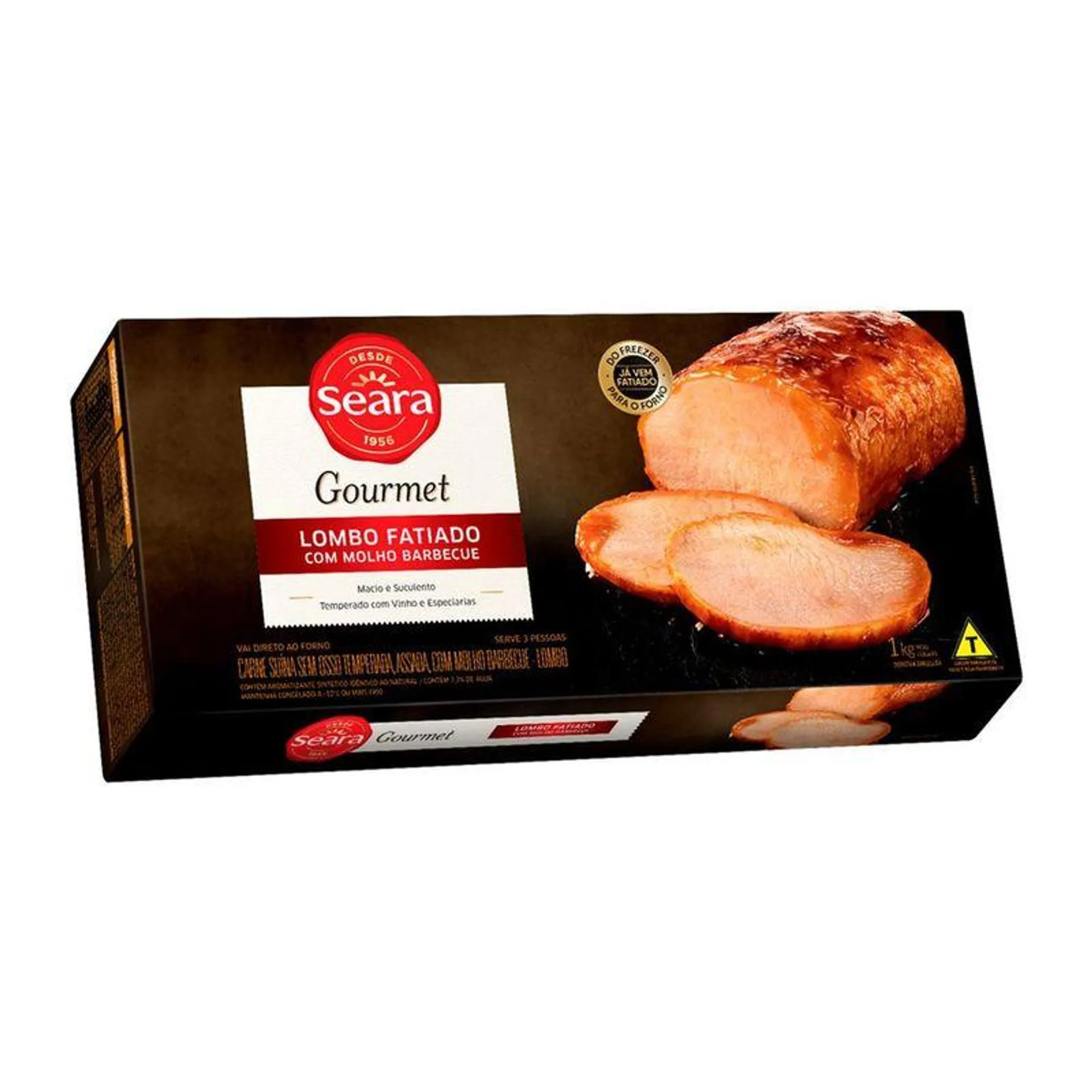 Lombo Fatiado Com Molho Barbecue Seara Gourmet 1kg