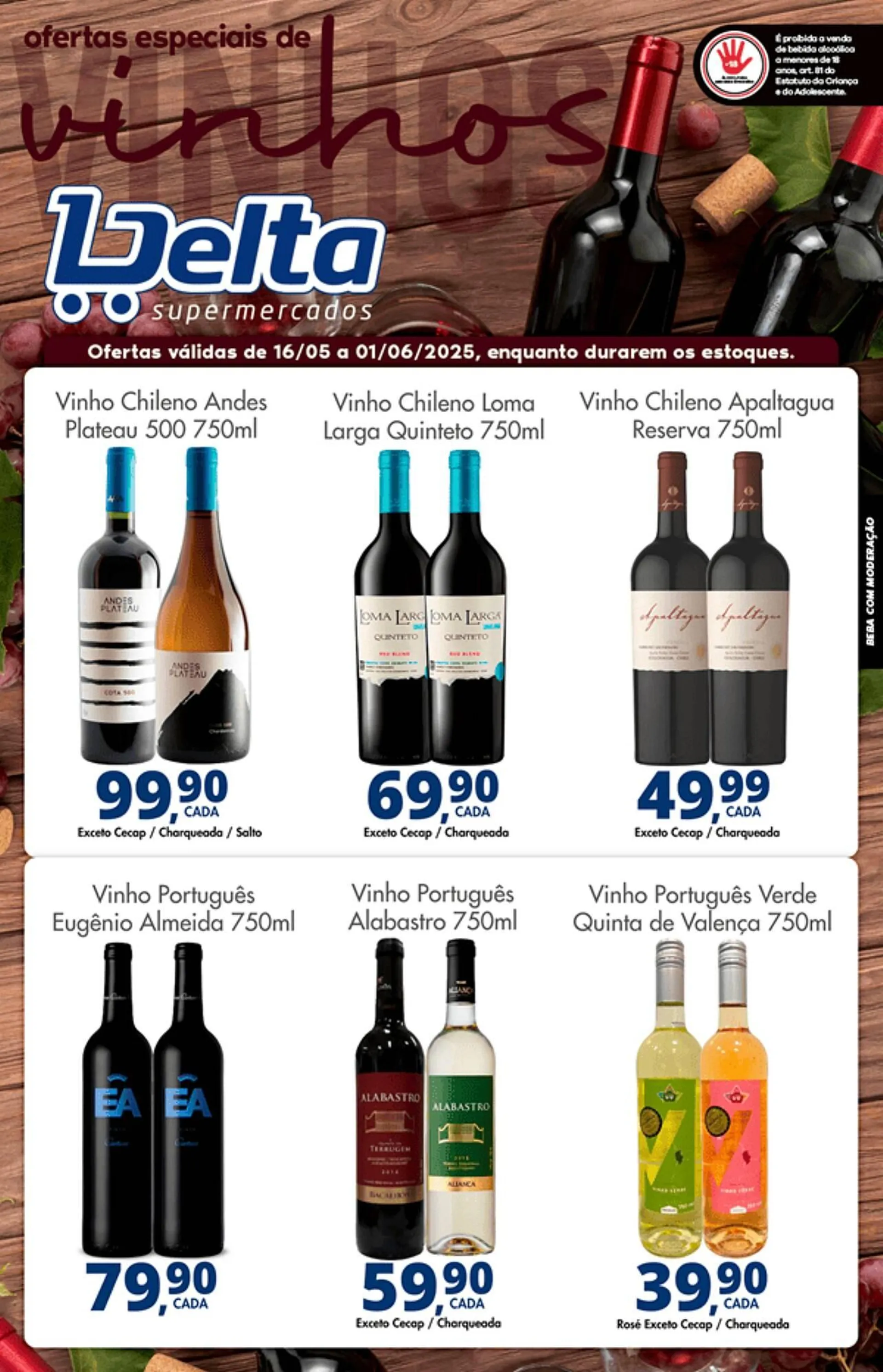Encarte de Catálogo Delta Supermercados 16 de maio até 1 de junho 2025 - Pagina 1