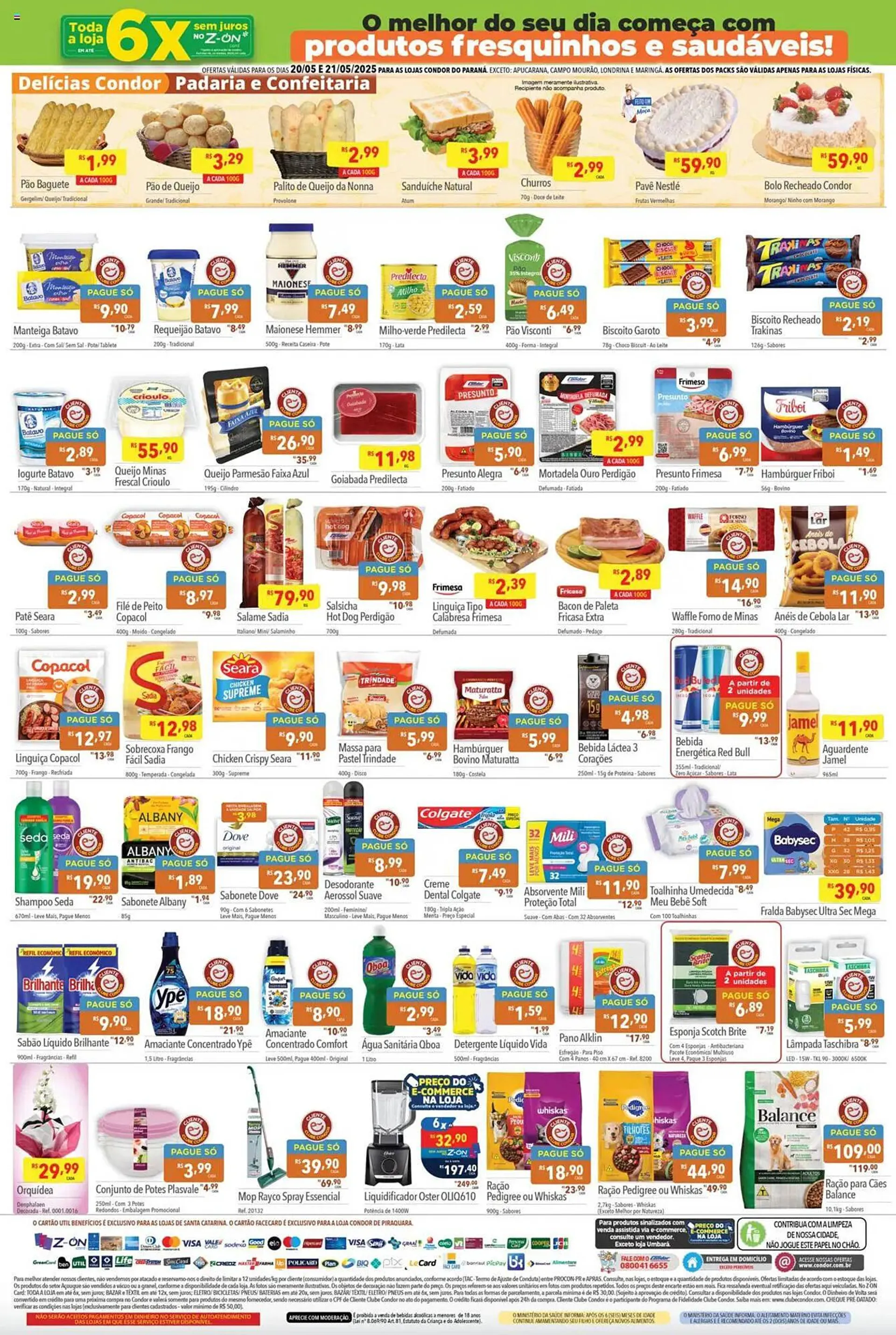 Encarte de Catálogo Supermercados Condor 20 de maio até 22 de maio 2025 - Pagina 2
