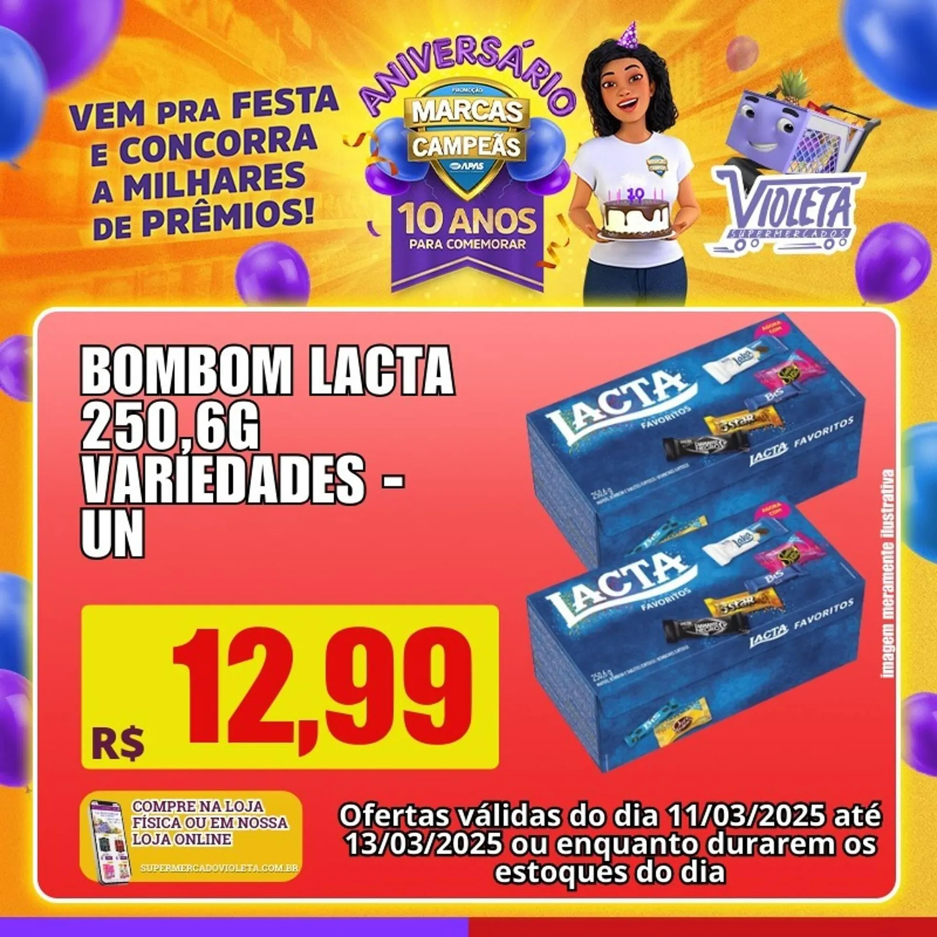 Encarte de Catálogo Violeta Supermercados 11 de março até 13 de março 2025 - Pagina 4