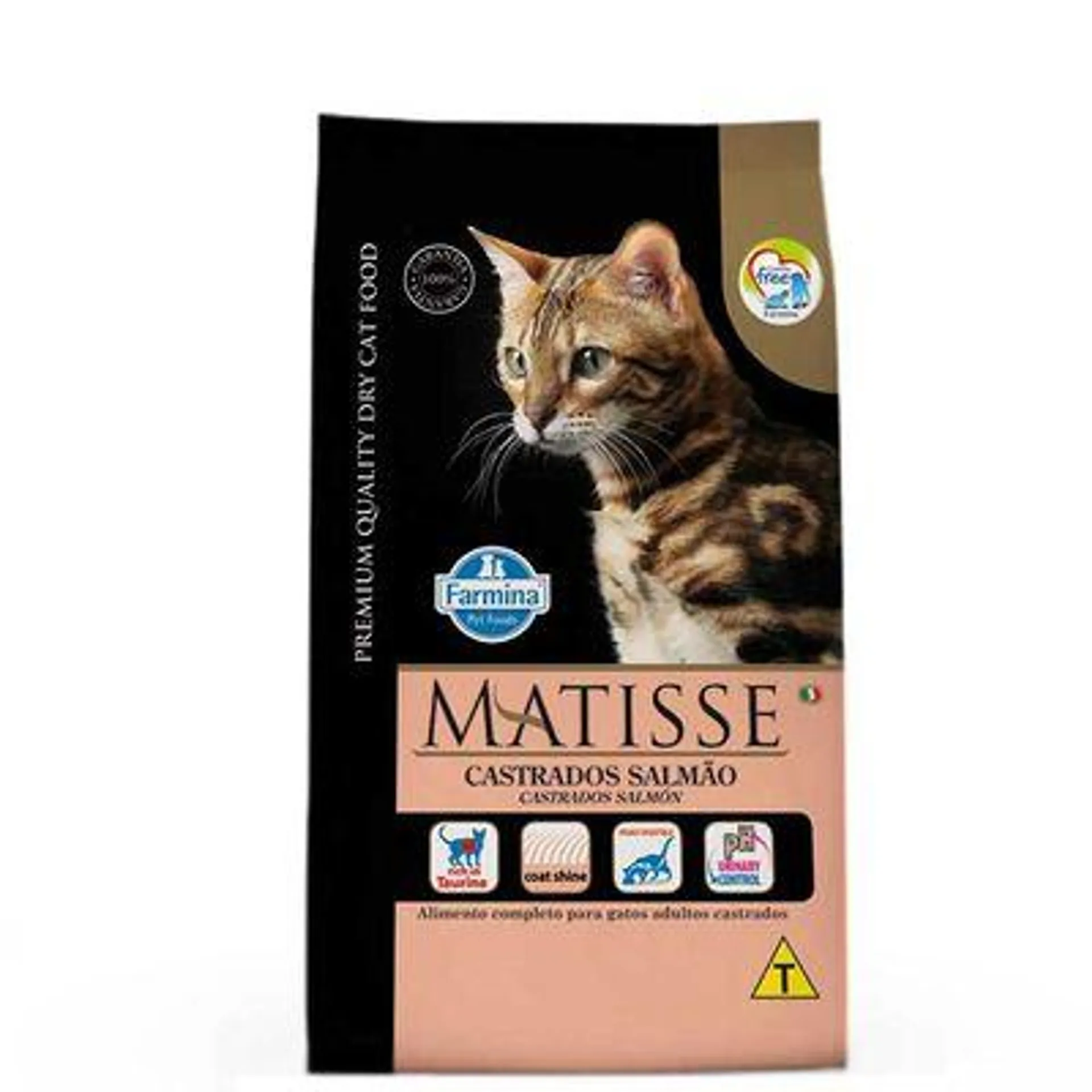 Ração Matisse Gatos Castrados Salmão 800g