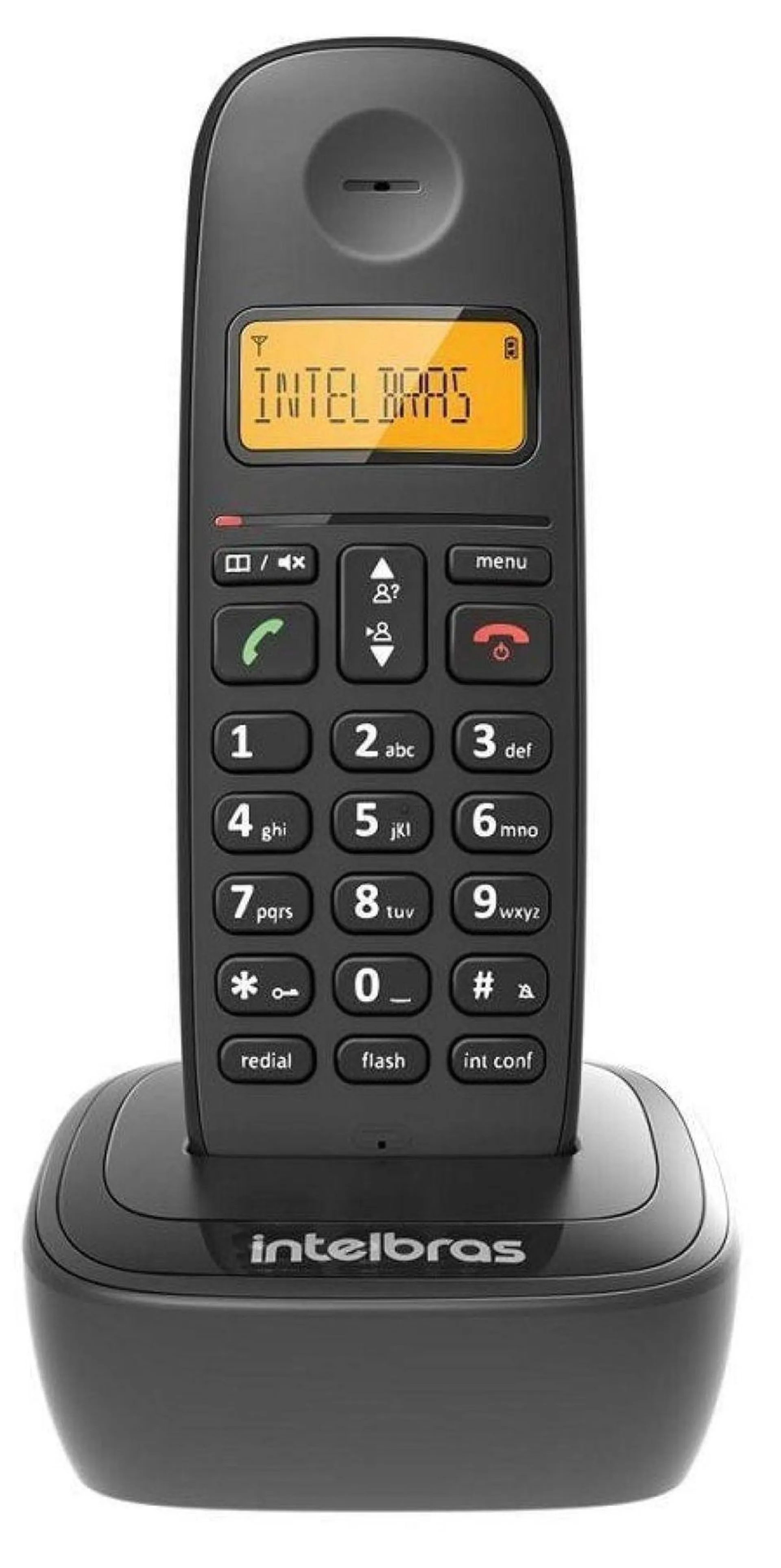 Telefone Fixo Intelbras TS 2510 Sem Fio Preto