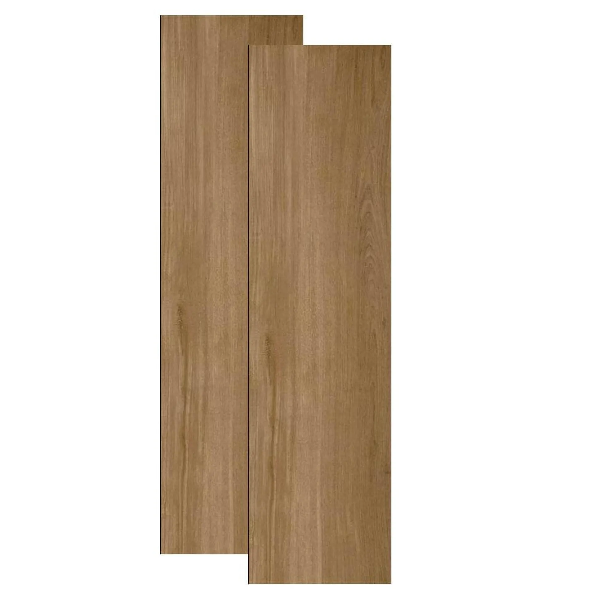 Porcelanato Esmaltado 26x106cm Caixa com 2 m² Marrom Carvalho Natural Biancogres