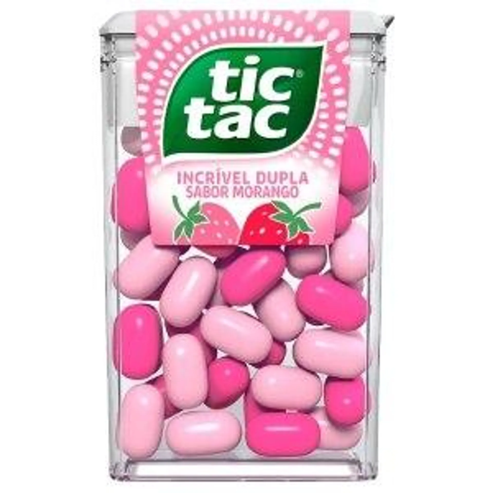 Pastilha Tic Tac Morango 14,5g