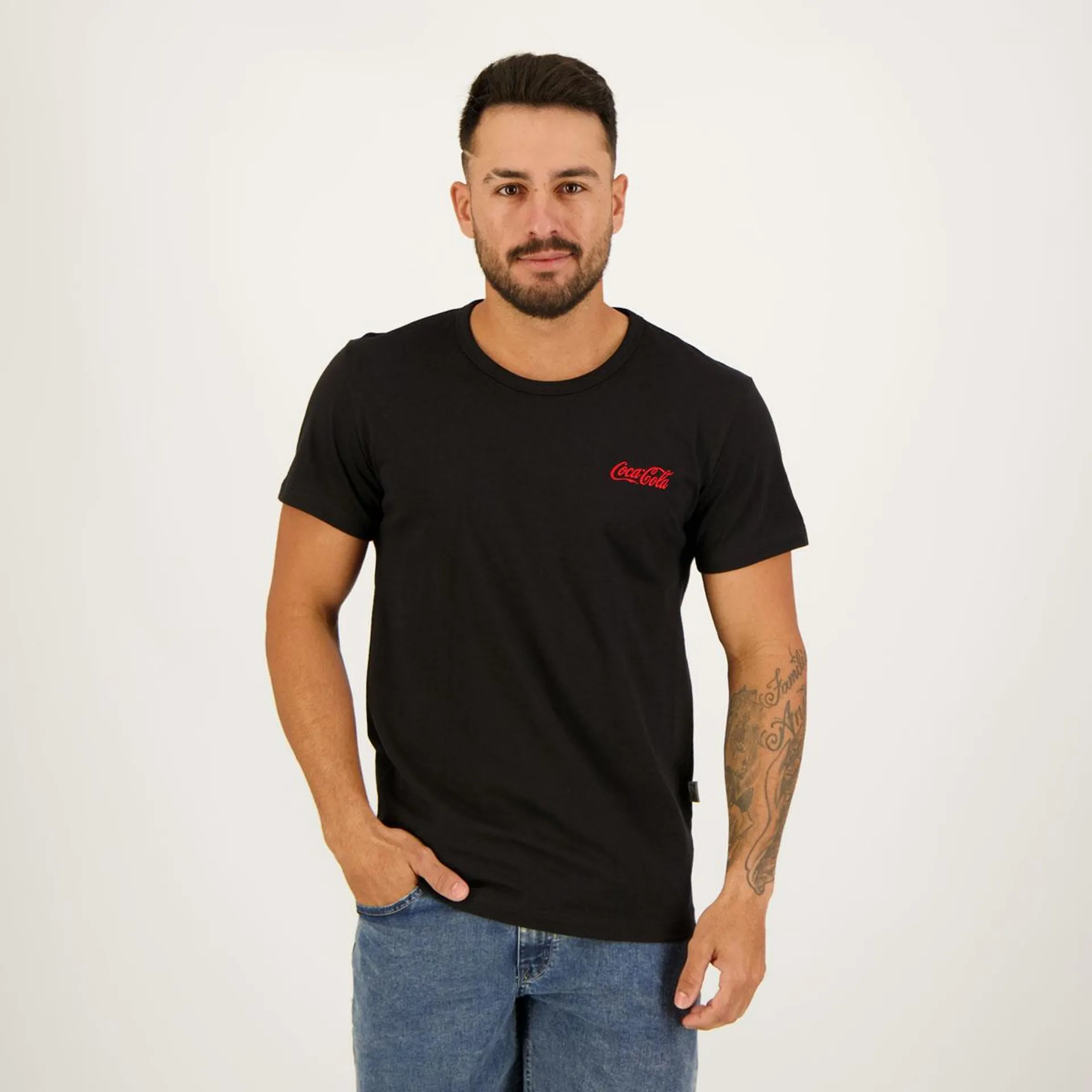 Camiseta Coca Cola Logo Preta