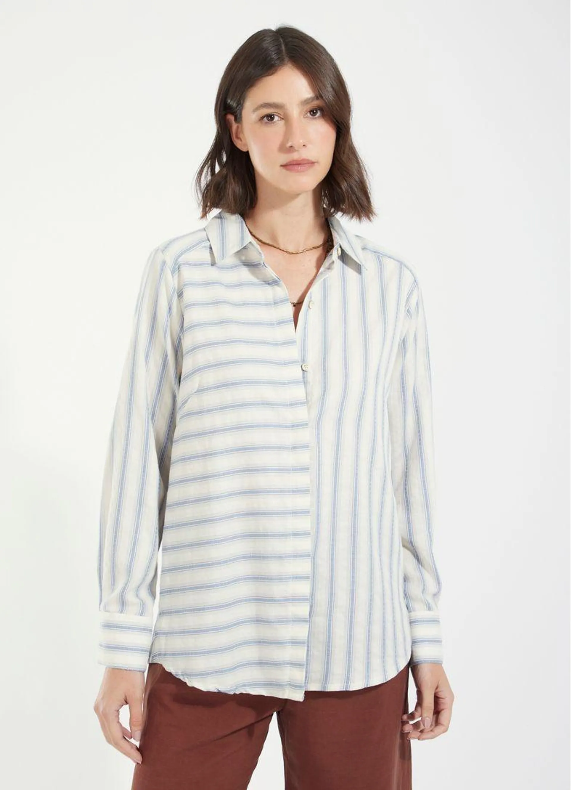 Camisa listra vintage