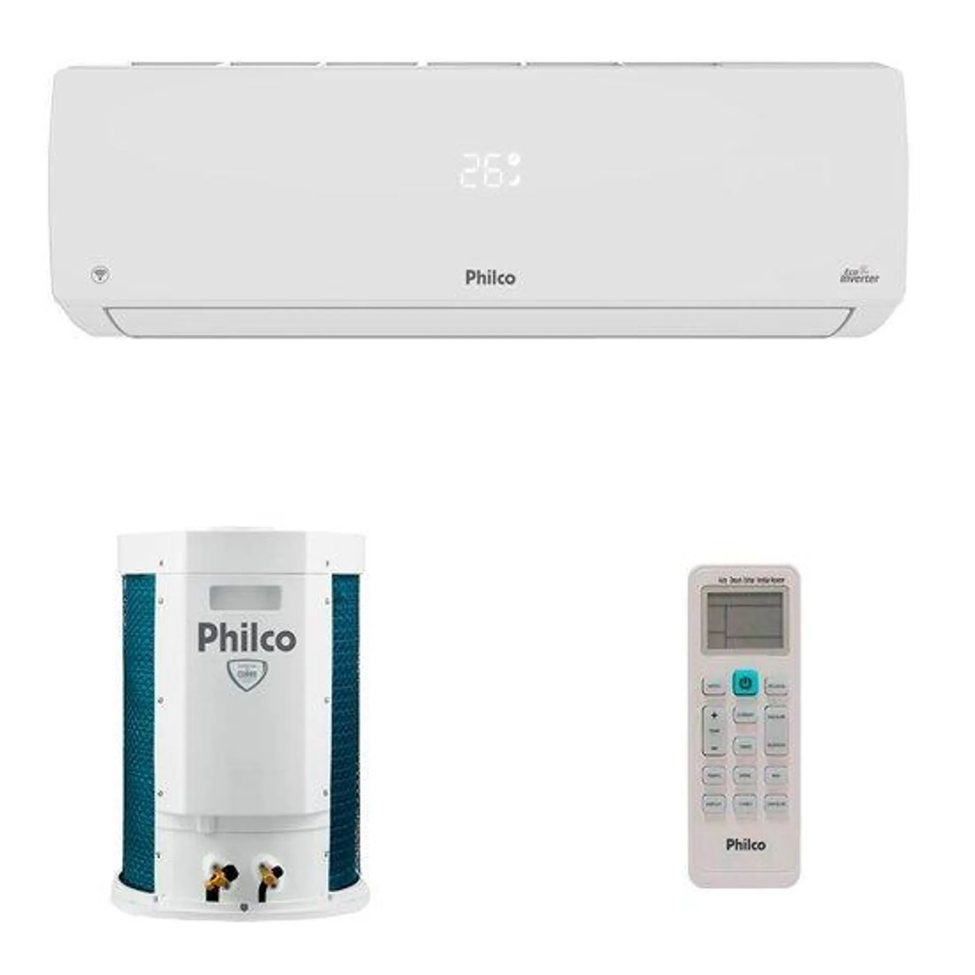 Ar-Condicionado Split 12000 BTUS Quente/Frio Inverter Philco - PAC12000IQFM15