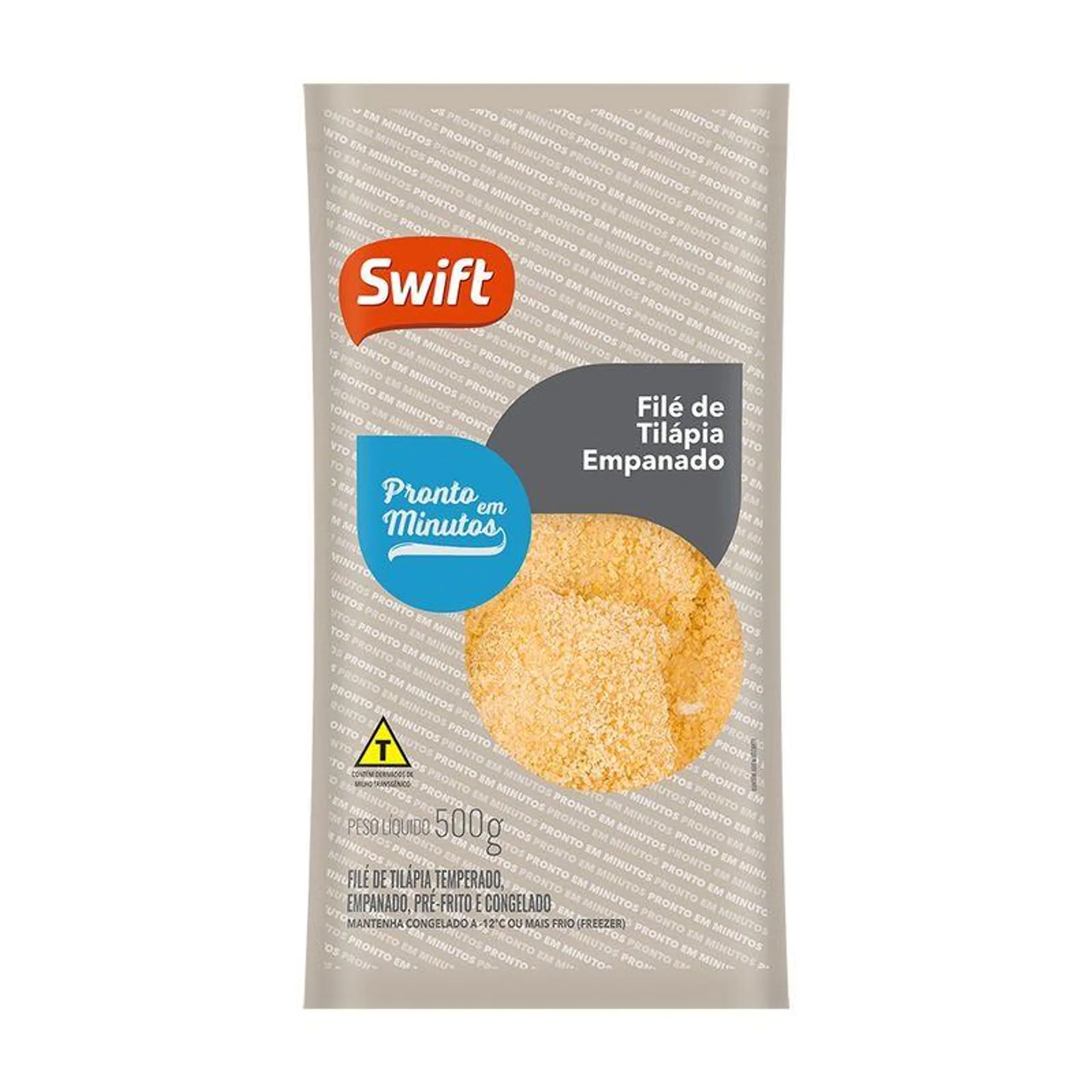 Peixe Tilápia Swift Filé Empanado 500g