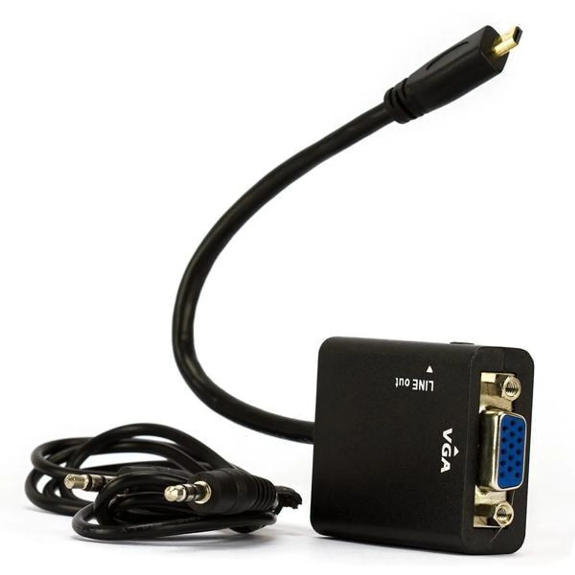 Adaptador HDMI para VGA c/saida áudio Md9 BT 1 UN