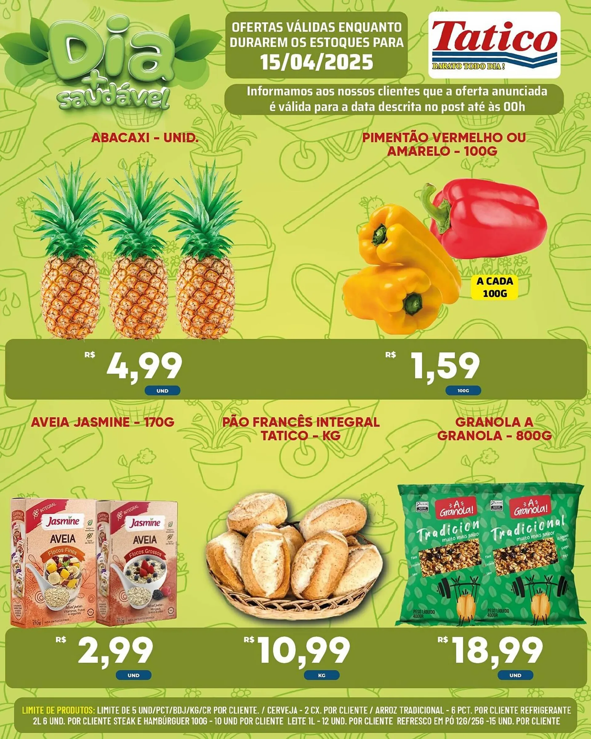 Encarte de Catálogo Tatico 14 de abril até 15 de abril 2025 - Pagina 2