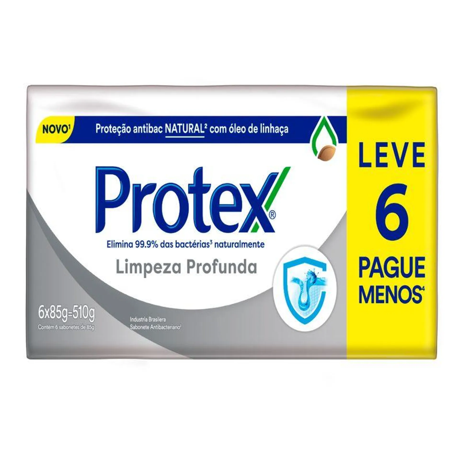 Sabonete Anti Bac Protex 85g Leve 6 Pg Menos Limp Prof Orig