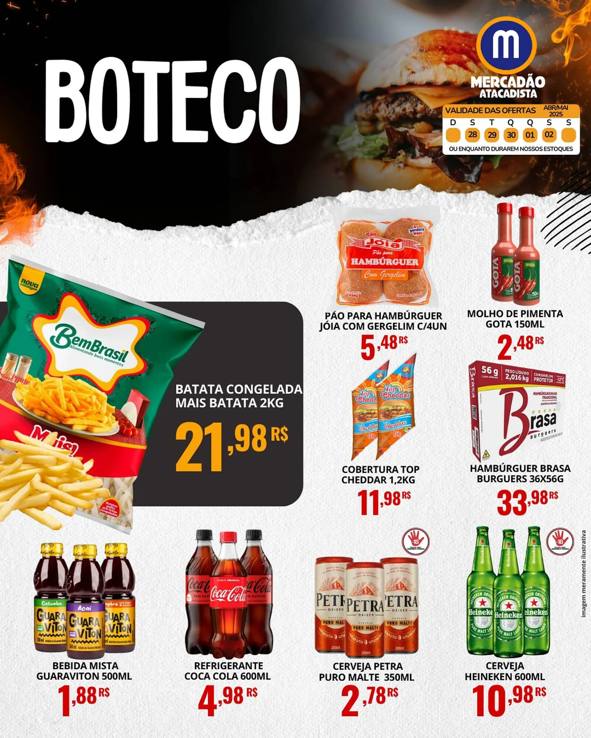 Encarte de Catálogo Mercadão Atacadista 1 de maio até 2 de maio 2025 - Pagina 1