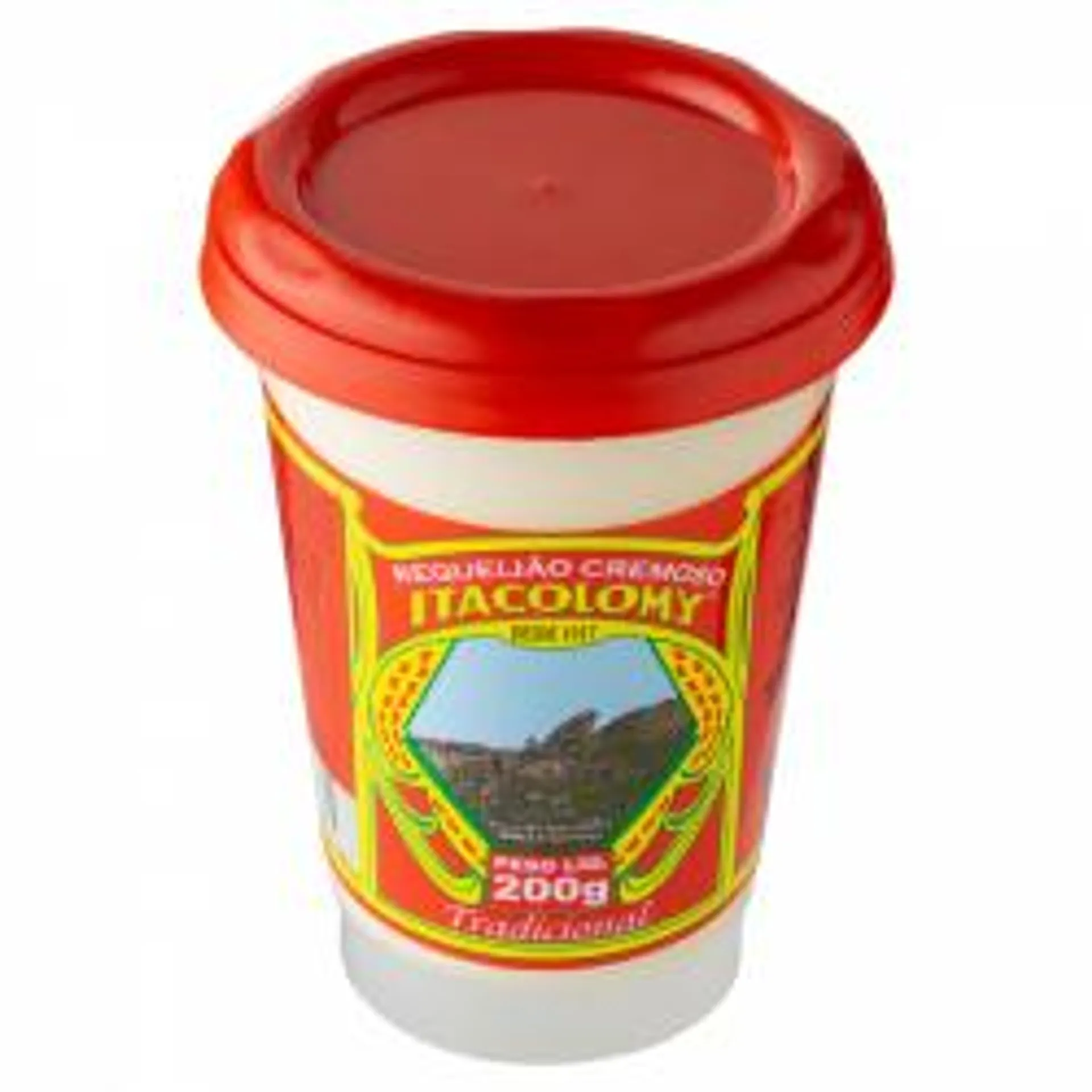 Requeijao Cremoso Tradicional Itacolomy Copo 200g